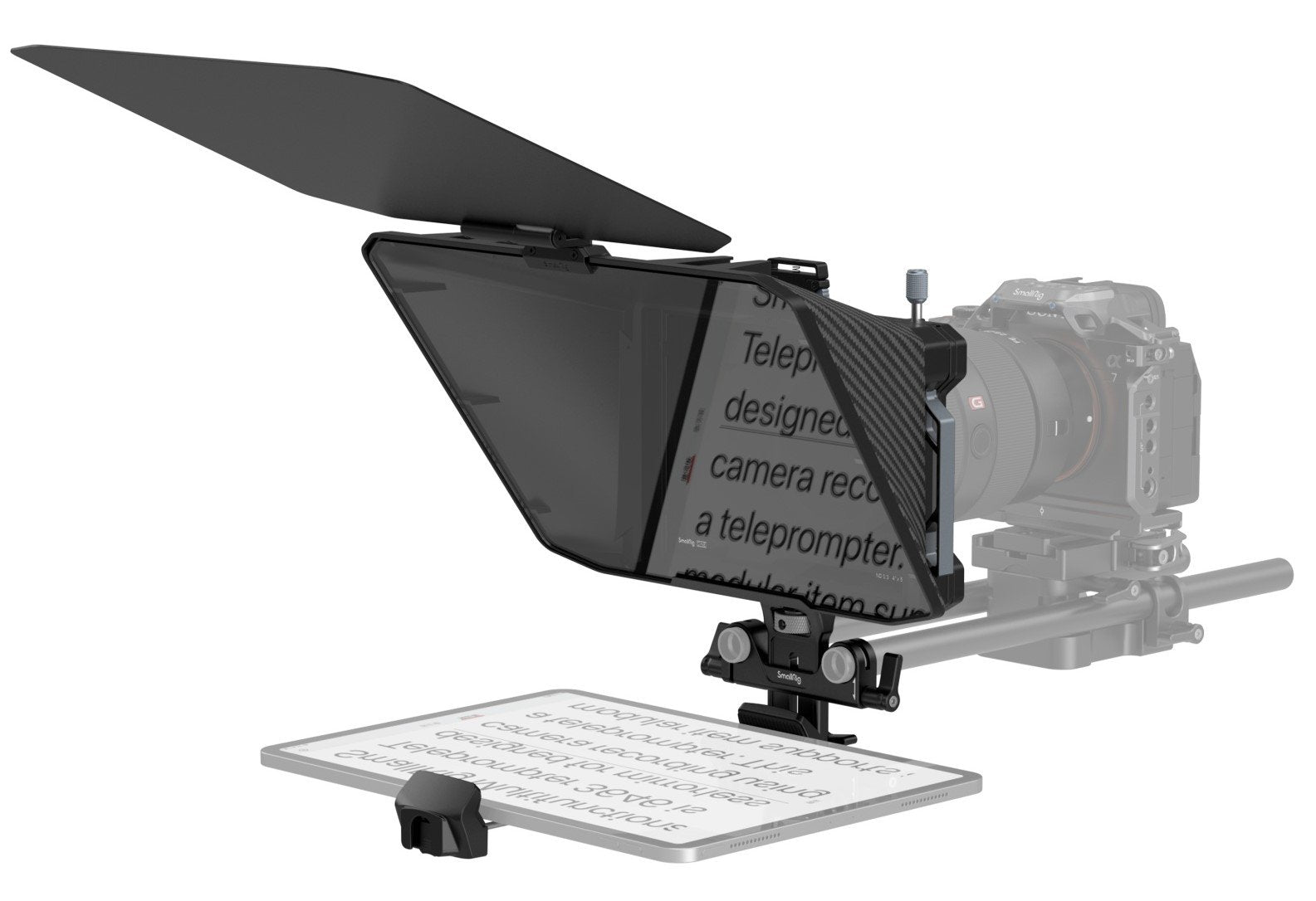 SmallRig Multifunctional Teleprompter for Tablets and Cameras