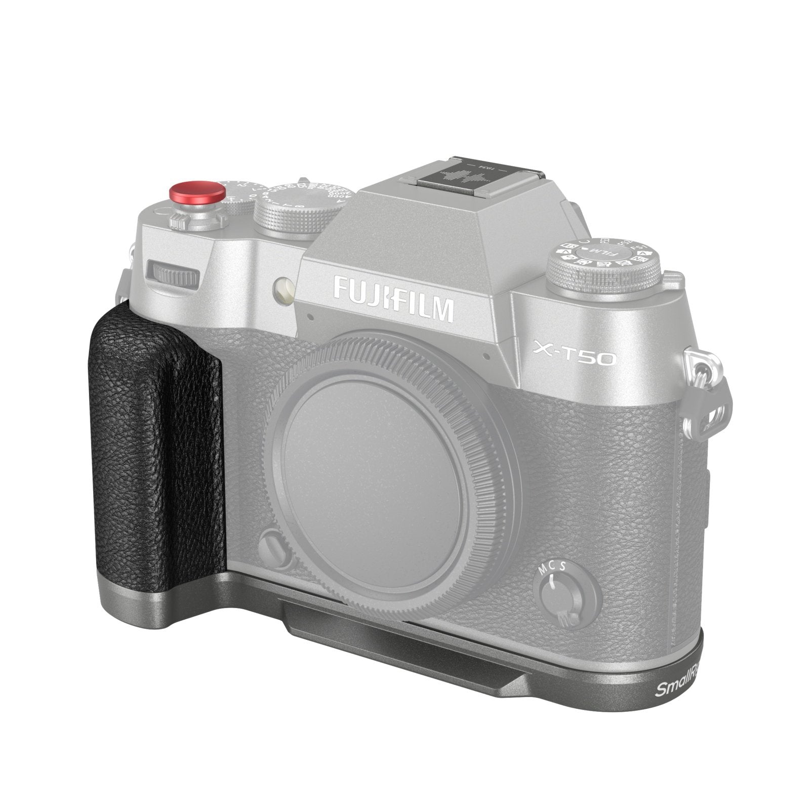 SmallRig Silicone L-Shape Grip for FUJIFILM X-T50 (Charcoal Silver)