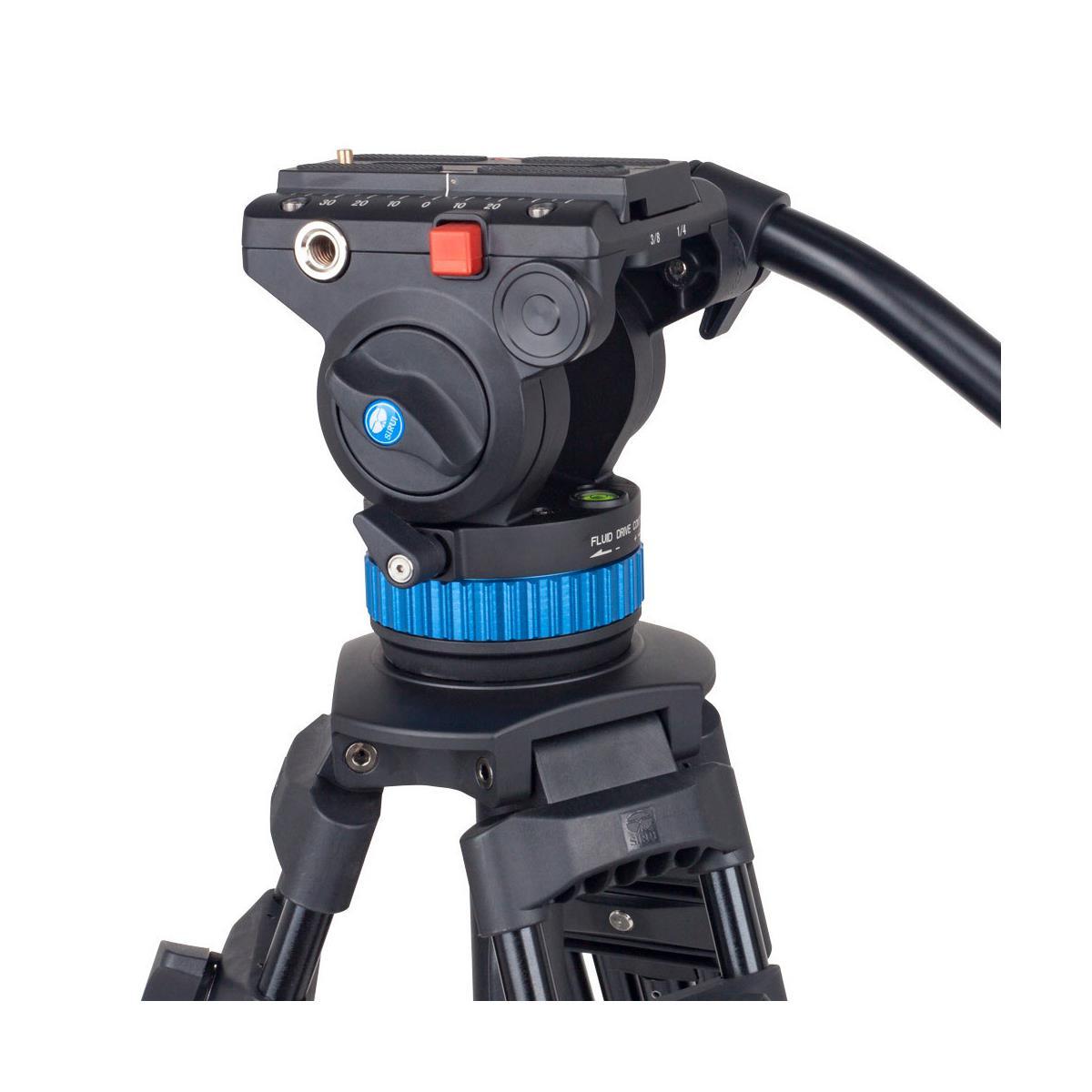 Sirui SH15 Aluminum Video Tripod with Fluid Head