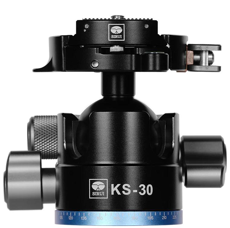 Sirui KS-30 Low Gravity QR Ball Head with Panning Arca-Type Plate