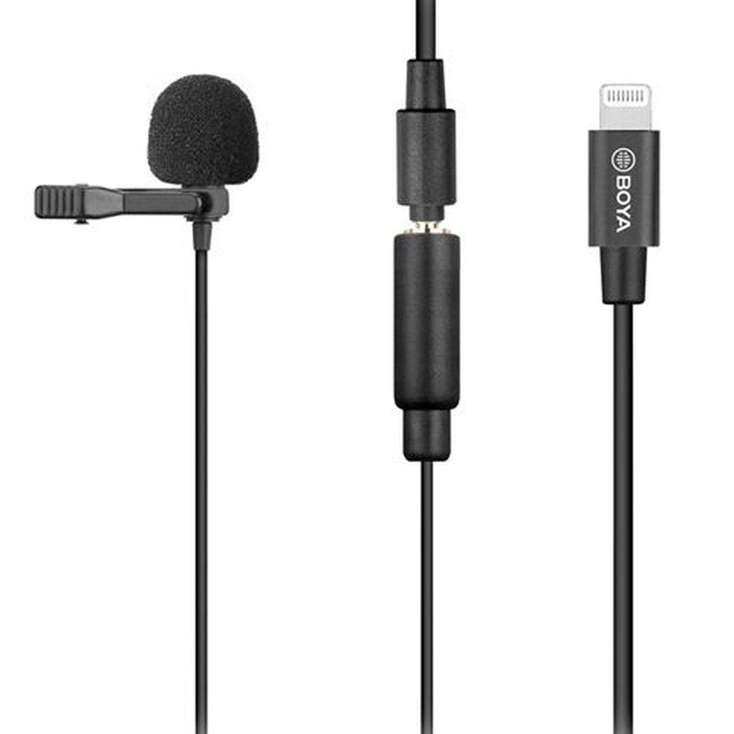 BOYA BY-M2 Digital Omnidirectional Lavalier Microphone with Detachable Lightning Cable