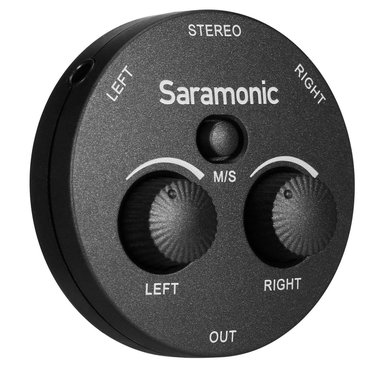 Saramonic AX1 Passive 2-Channel Audio Mixer for Cameras, Smartphones, Tablets, and Computers