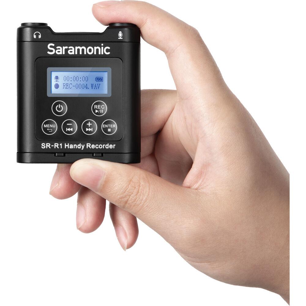 Saramonic SR-R1 Belt Pack Recorder with DK3 Lavalier and MicroSD Card