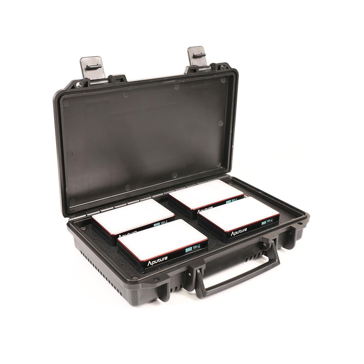 Aputure MC 4-Light Travel Kit with Charging Case