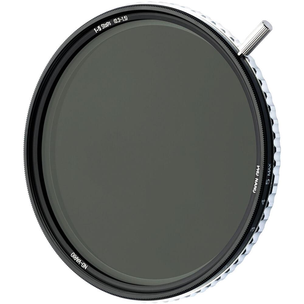 NiSi 77mm True Color ND-VARIO Pro Nano 1-5 Stop Variable Neutral Density Filter