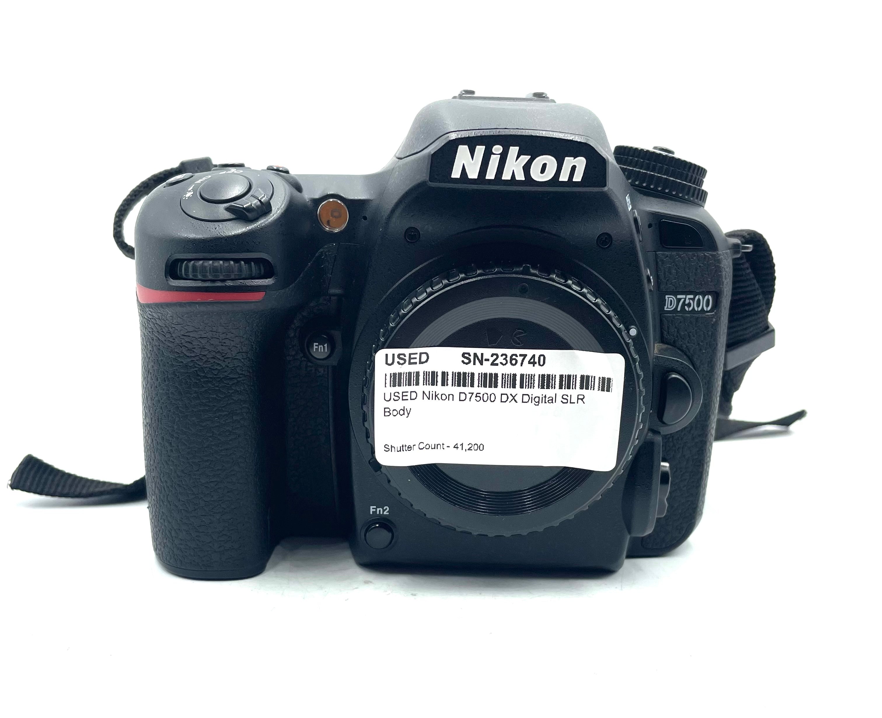 USED Nikon D7500 DX Digital SLR Body