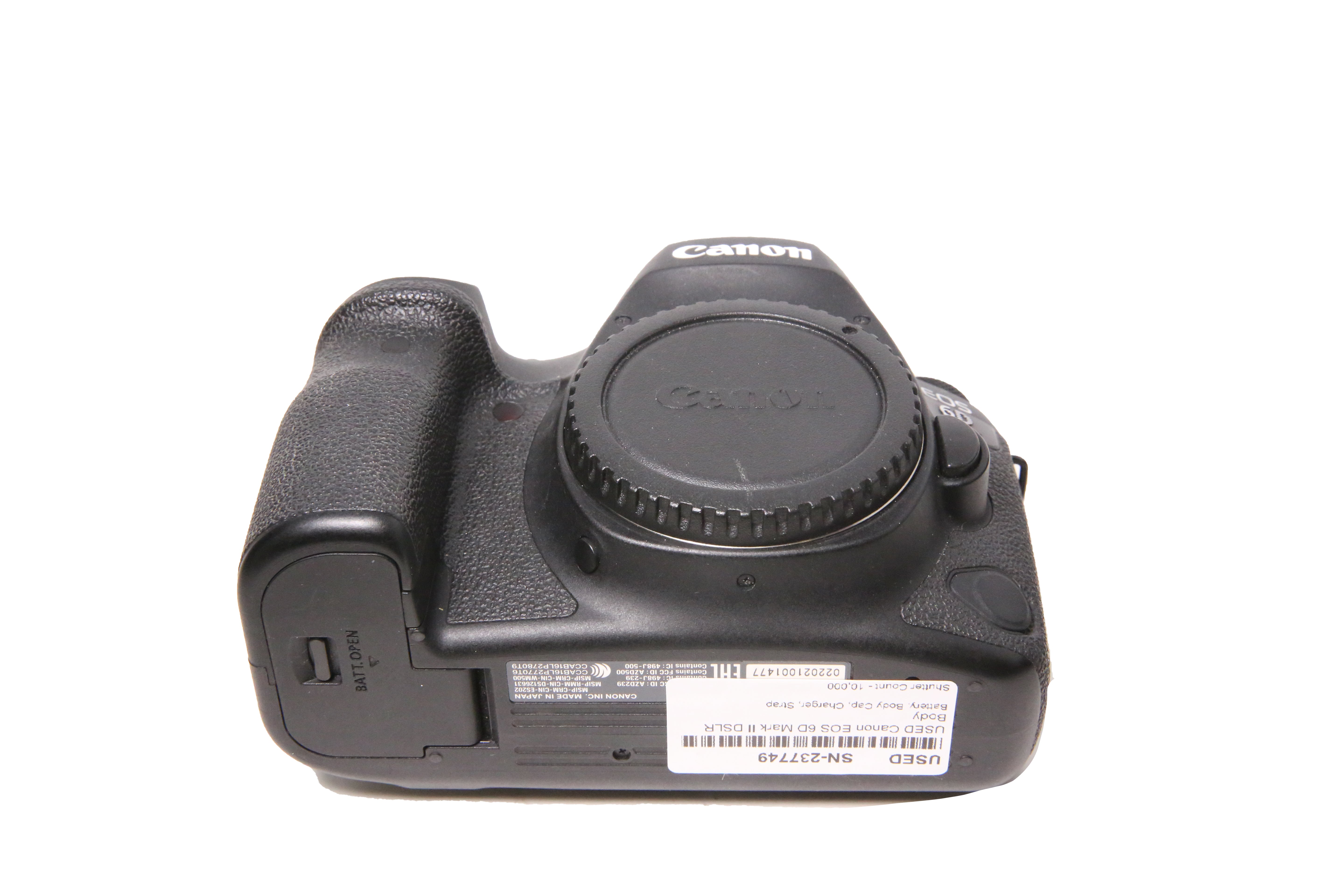 USED Canon EOS 6D Mark II DSLR Body