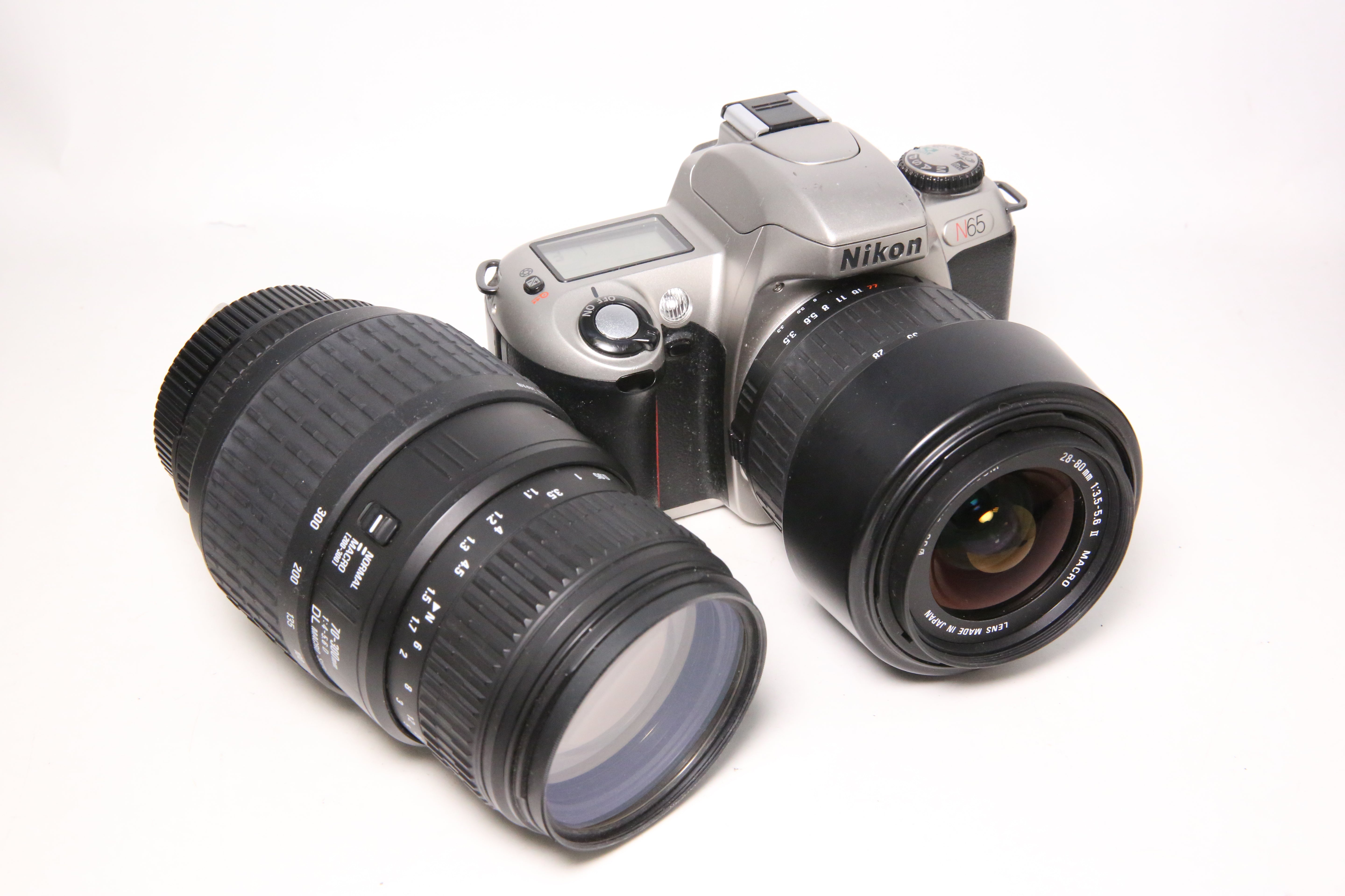 USED Nikon N65 w/ Sigma 28-80mm & 70-300mm