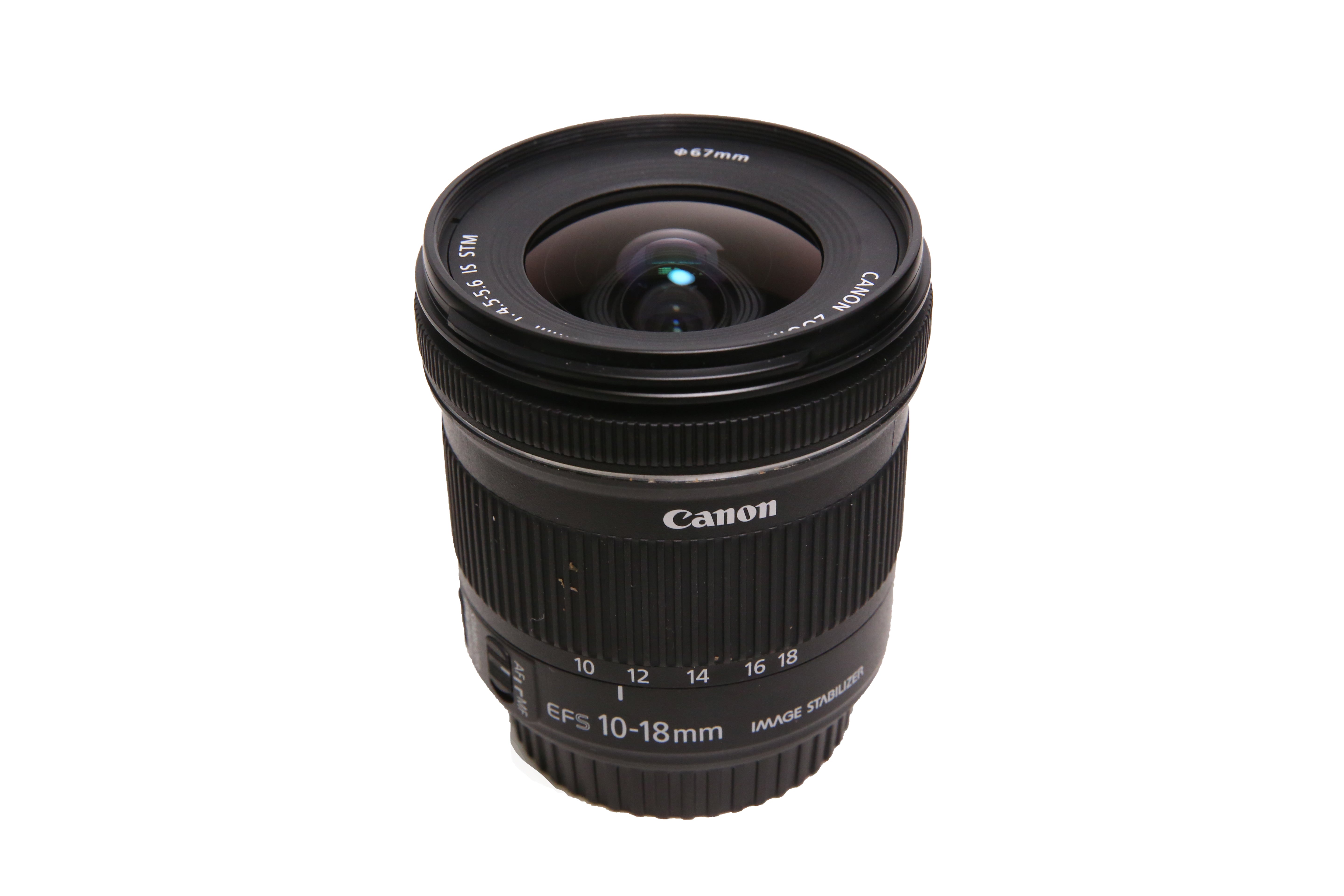 USED Canon EF-S 10-18mm f4.5-5.6 IS STM Lens