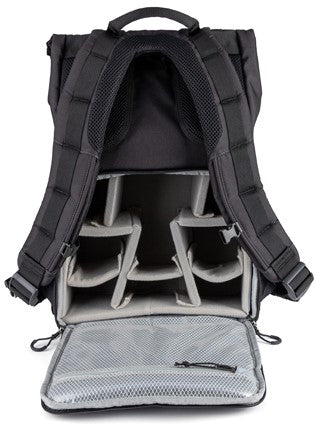 Jasper 2.0 Medium Rolltop Backpack (7.5 + 9 L Black)