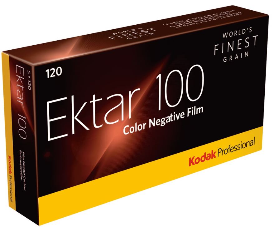 Kodak Professional Ektar 100 Color Negative Film (120 Roll Film, 5-Pack)