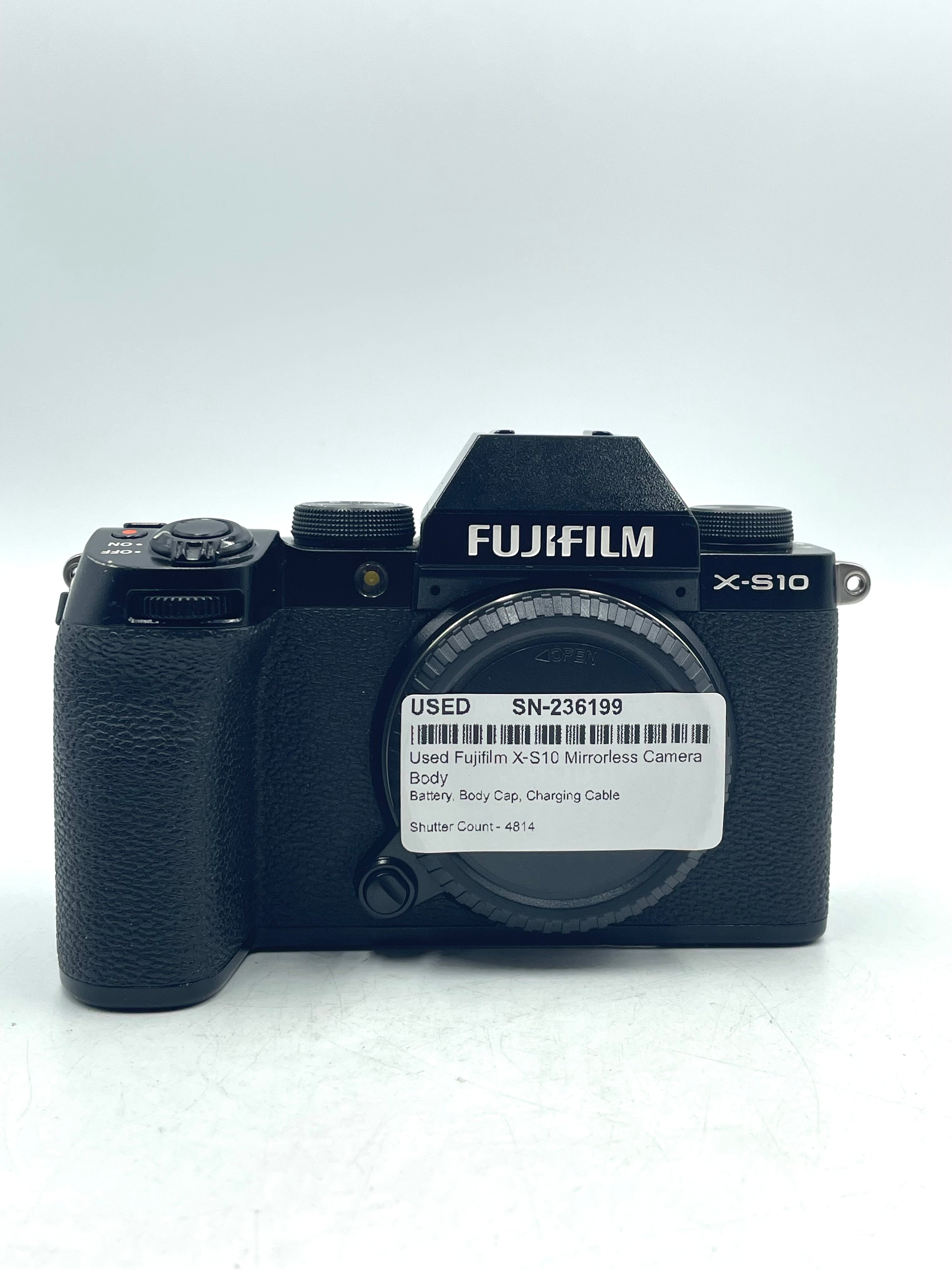 Used Fujifilm X-S10 Mirrorless Camera Body