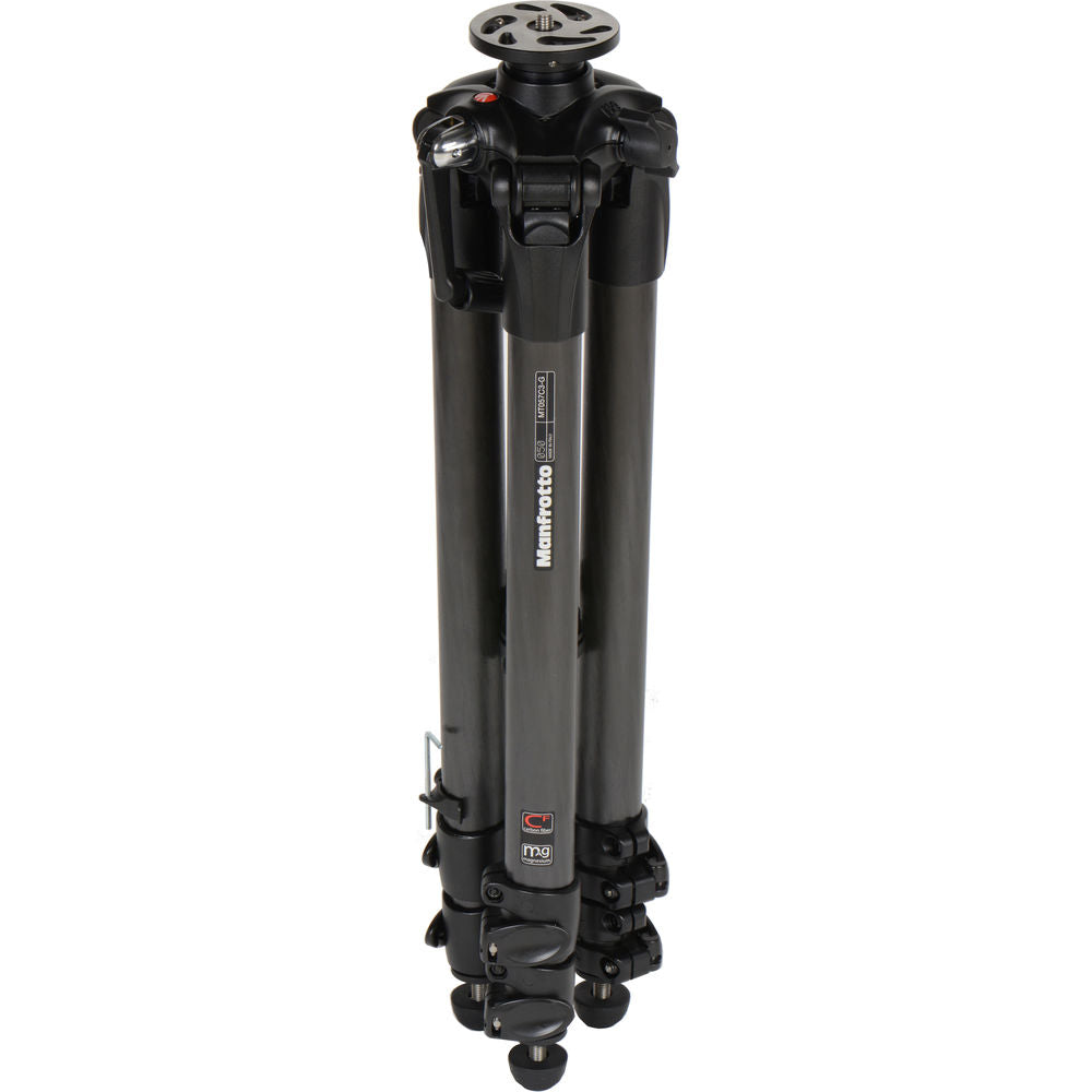 Manfrotto MT057C3-G 057 3-Section Carbon Fiber Tripod with Geared Column