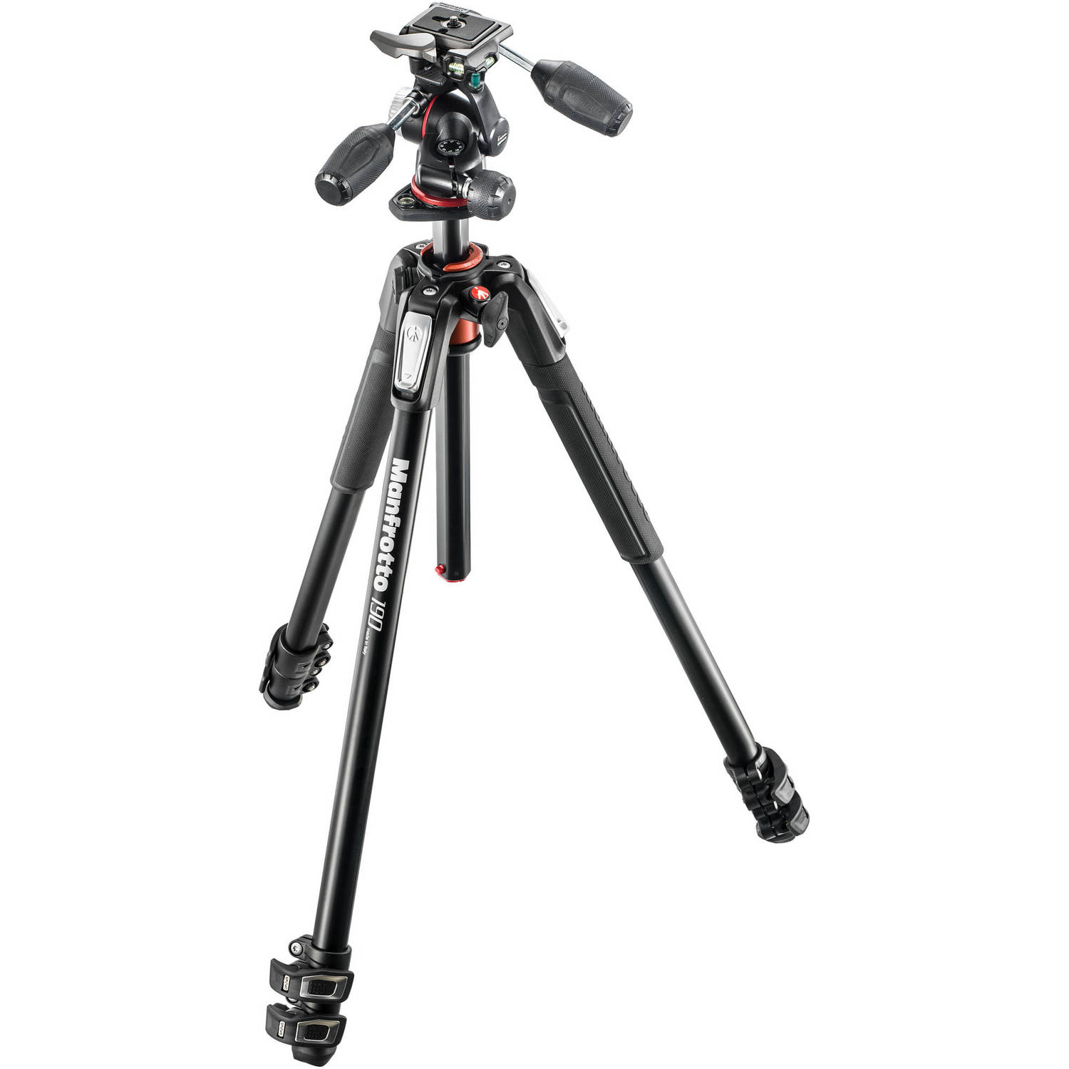 Manfrotto MK190XPRO3-3W Aluminum Tripod   with 3-Way Pan/Tilt Head