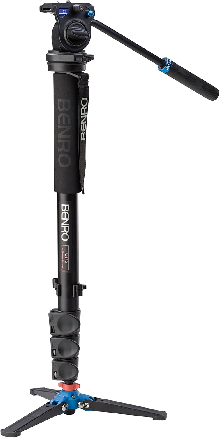 Benro A38FDS2 Video Monopod with S2 Fluid Head