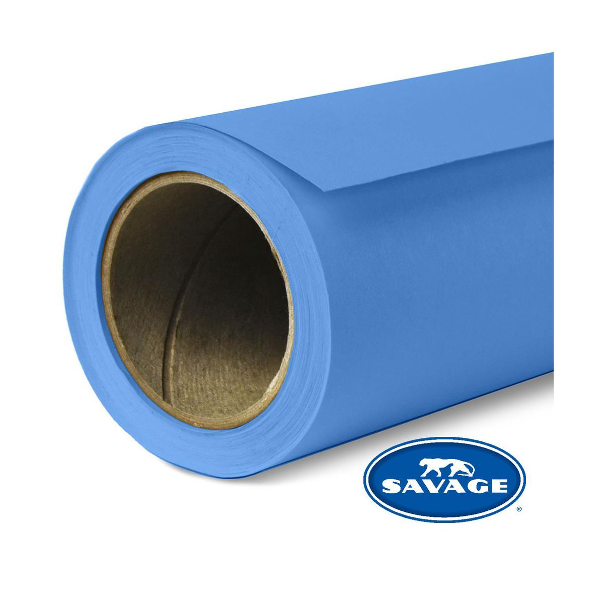 Savage 86"x36' #58 Studio Blue Seamless Background Paper