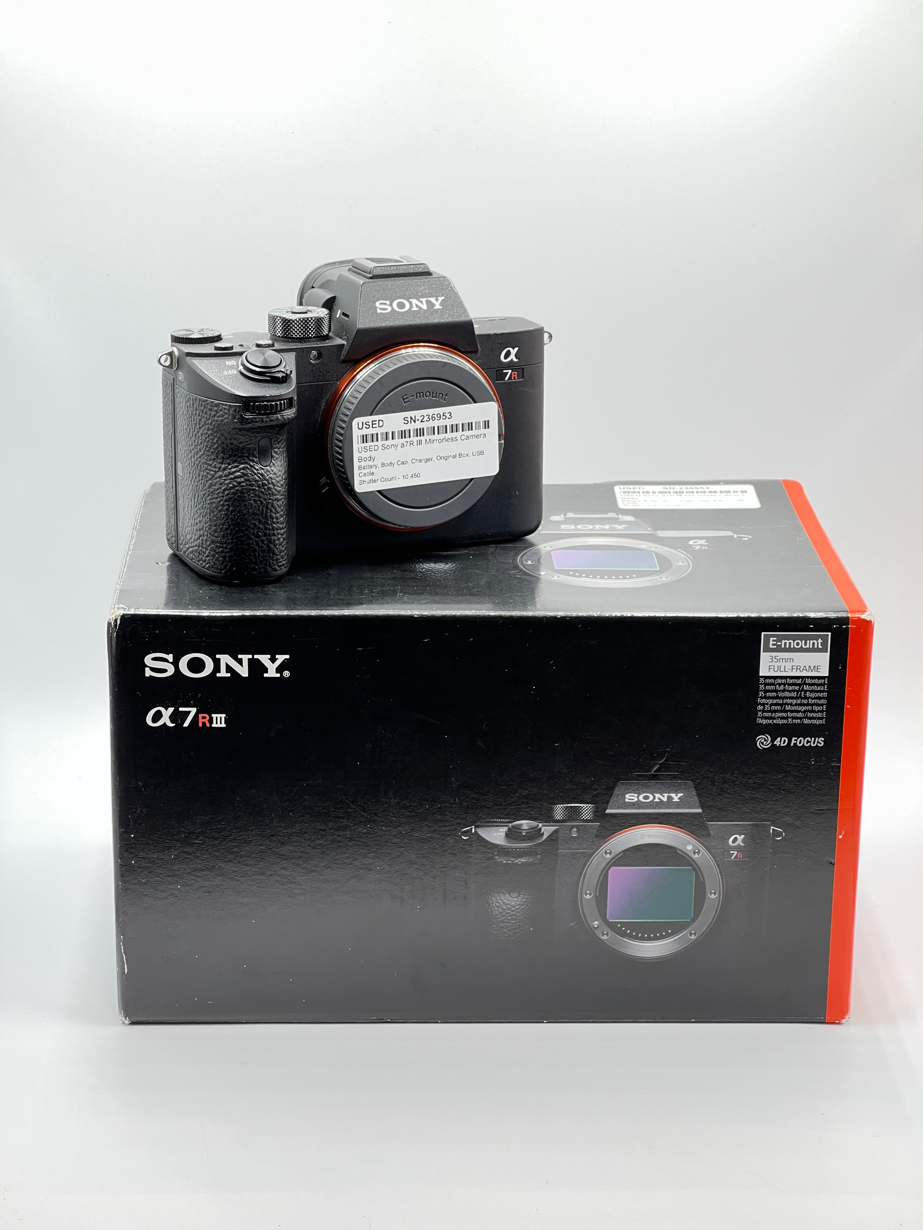 USED Sony a7R III Mirrorless Camera Body