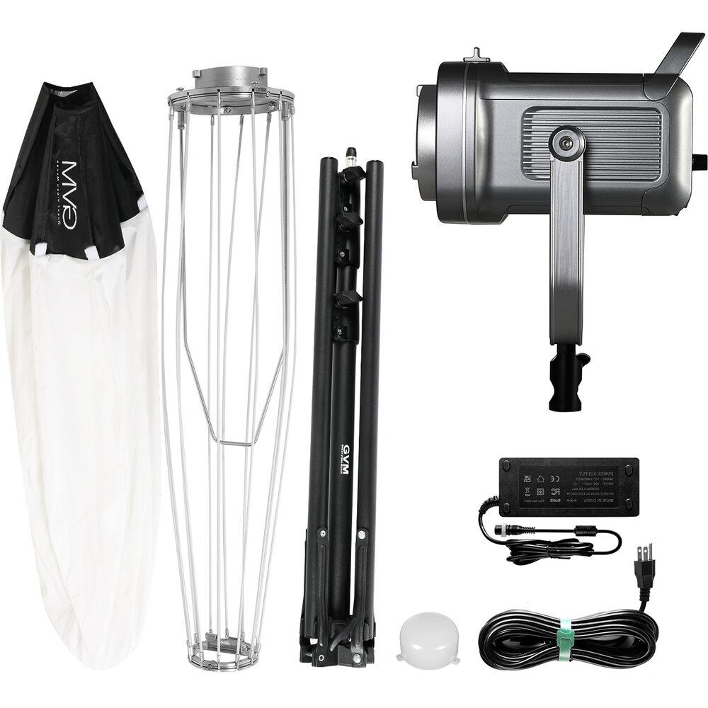 GVM PR150R RGB/Bi-Color LED Video Light Kit with Lantern Softbox