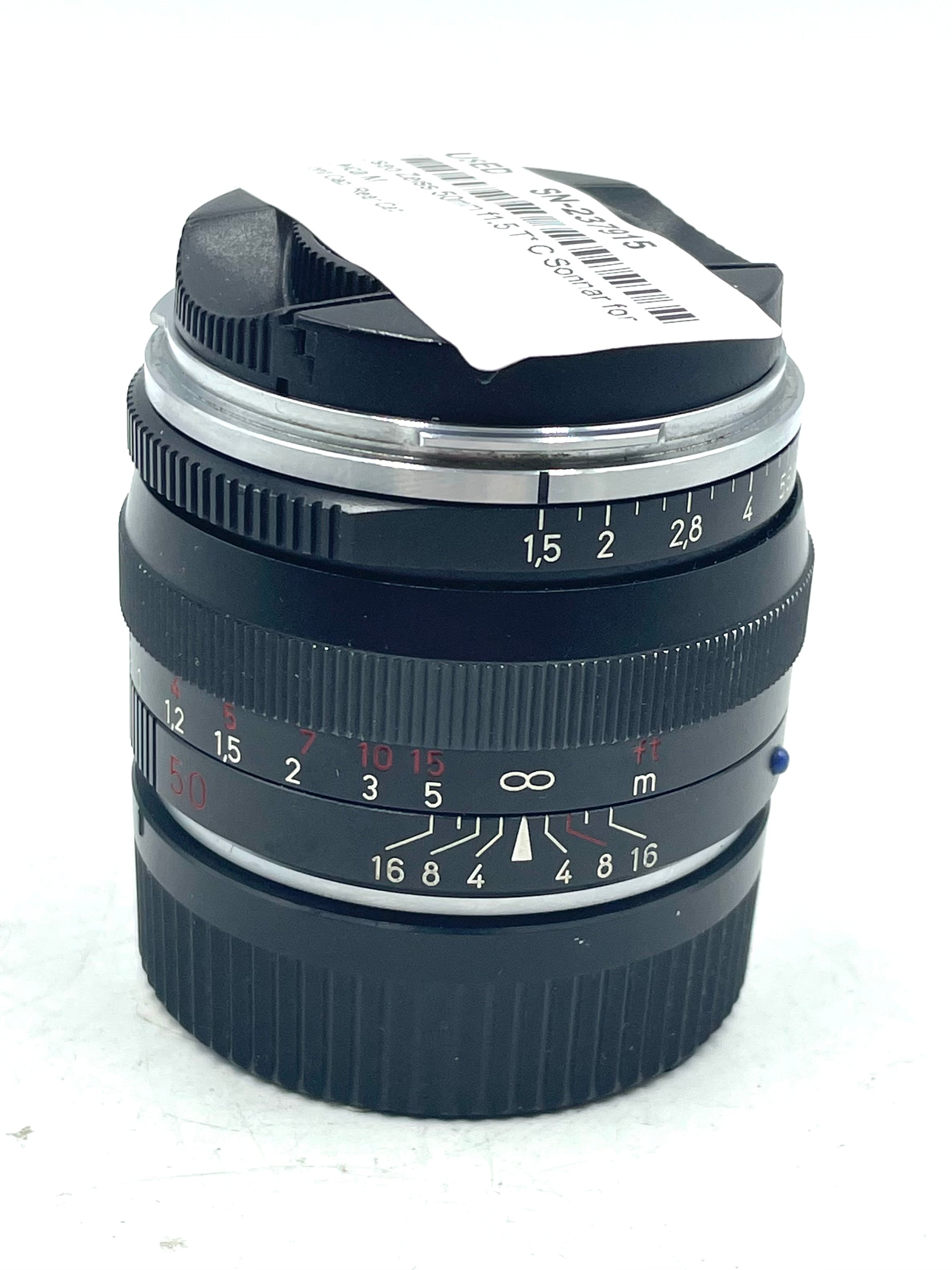 Used Zeiss 50mm f1.5 T* C Sonnar for Leica M