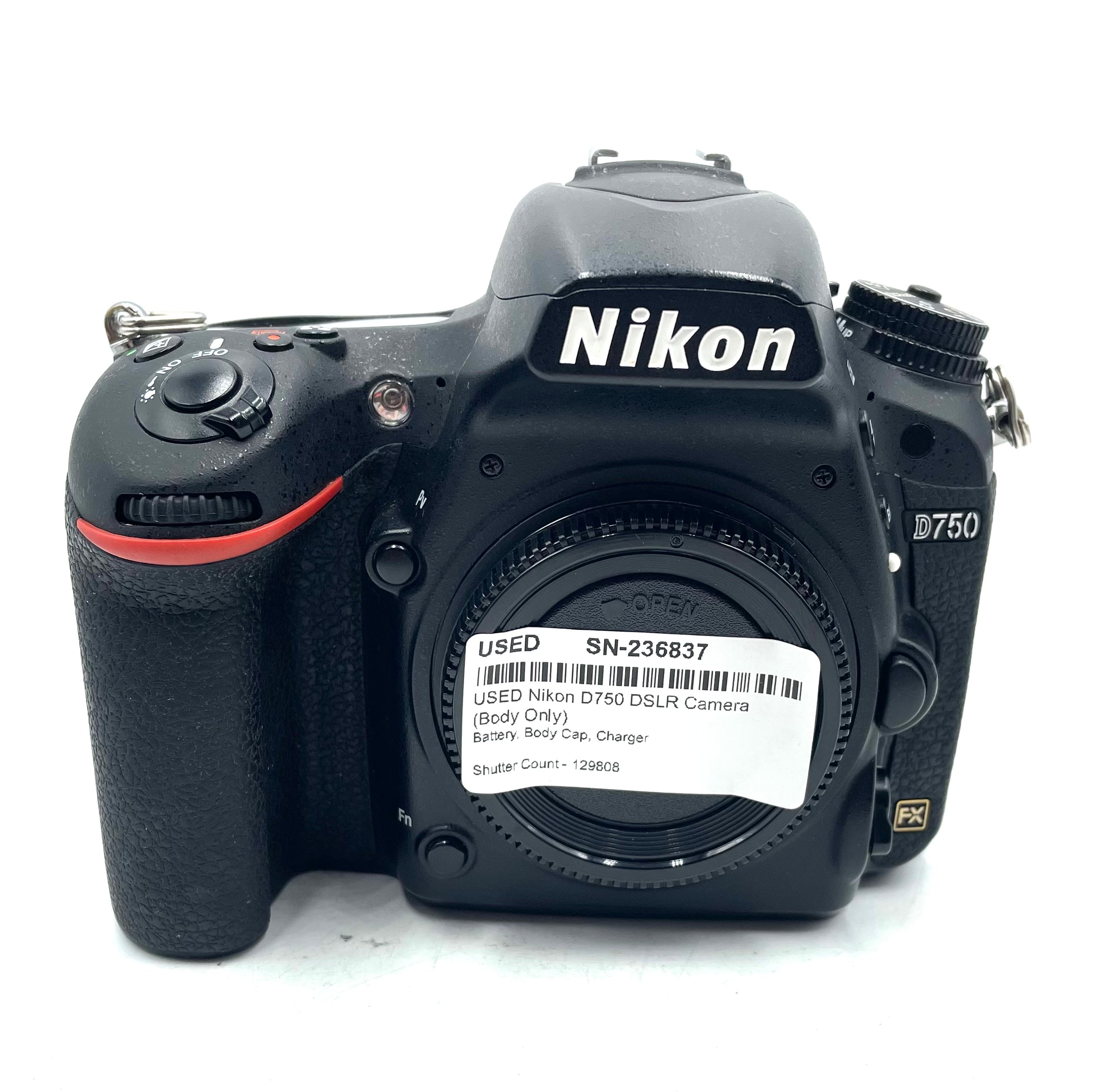 USED Nikon D750 DSLR Camera (Body Only)