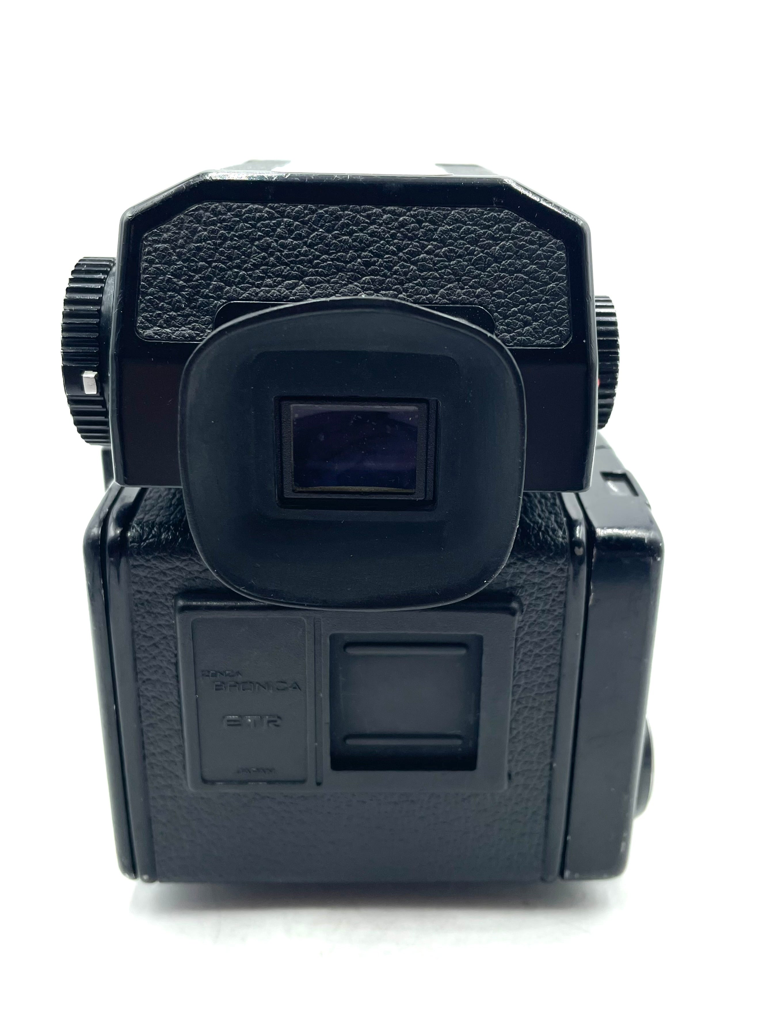 Used Bronica Zenza ETR Si, AE-II Finder, Zenzanon 75mm f2.8 Lens, 120 Back