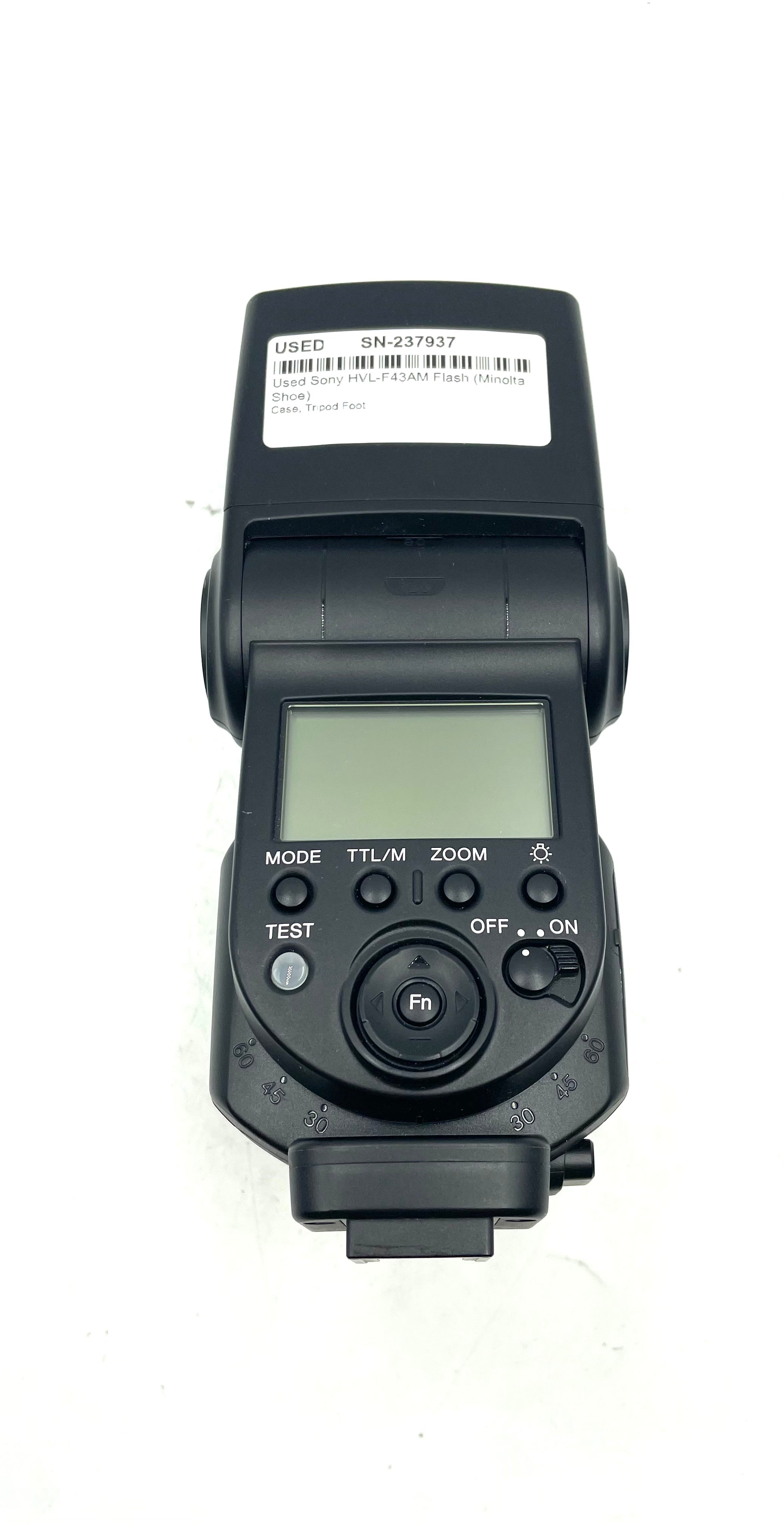 Used Sony HVL-F43AM Flash (Minolta Shoe)