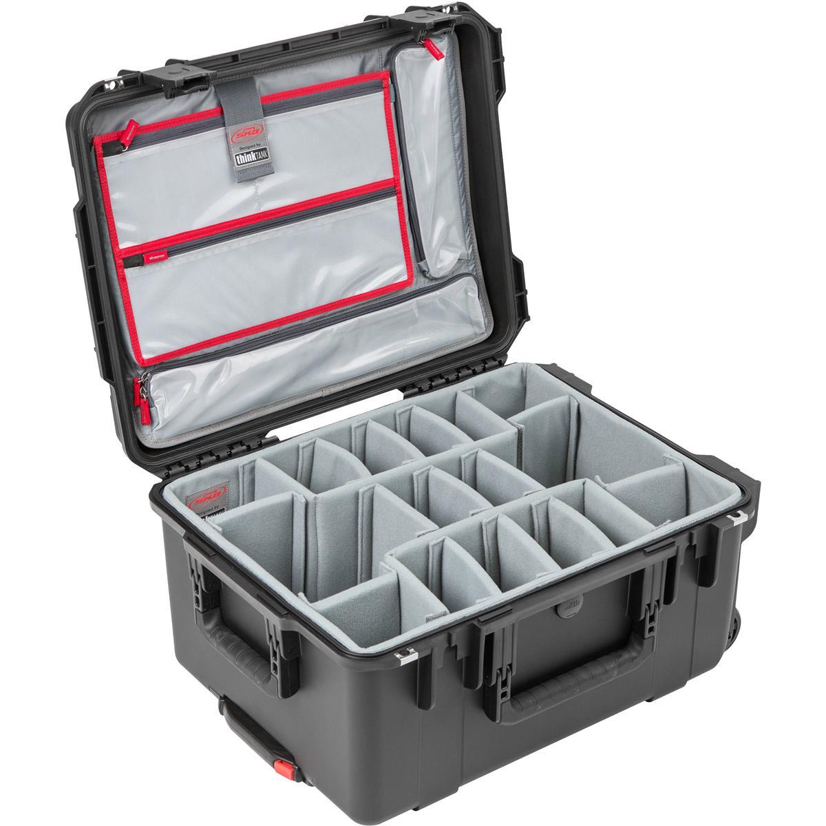 SKB iSeries 2015-10 Case with Think Tank Designed Photo Dividers & Lid Organizer (Black)