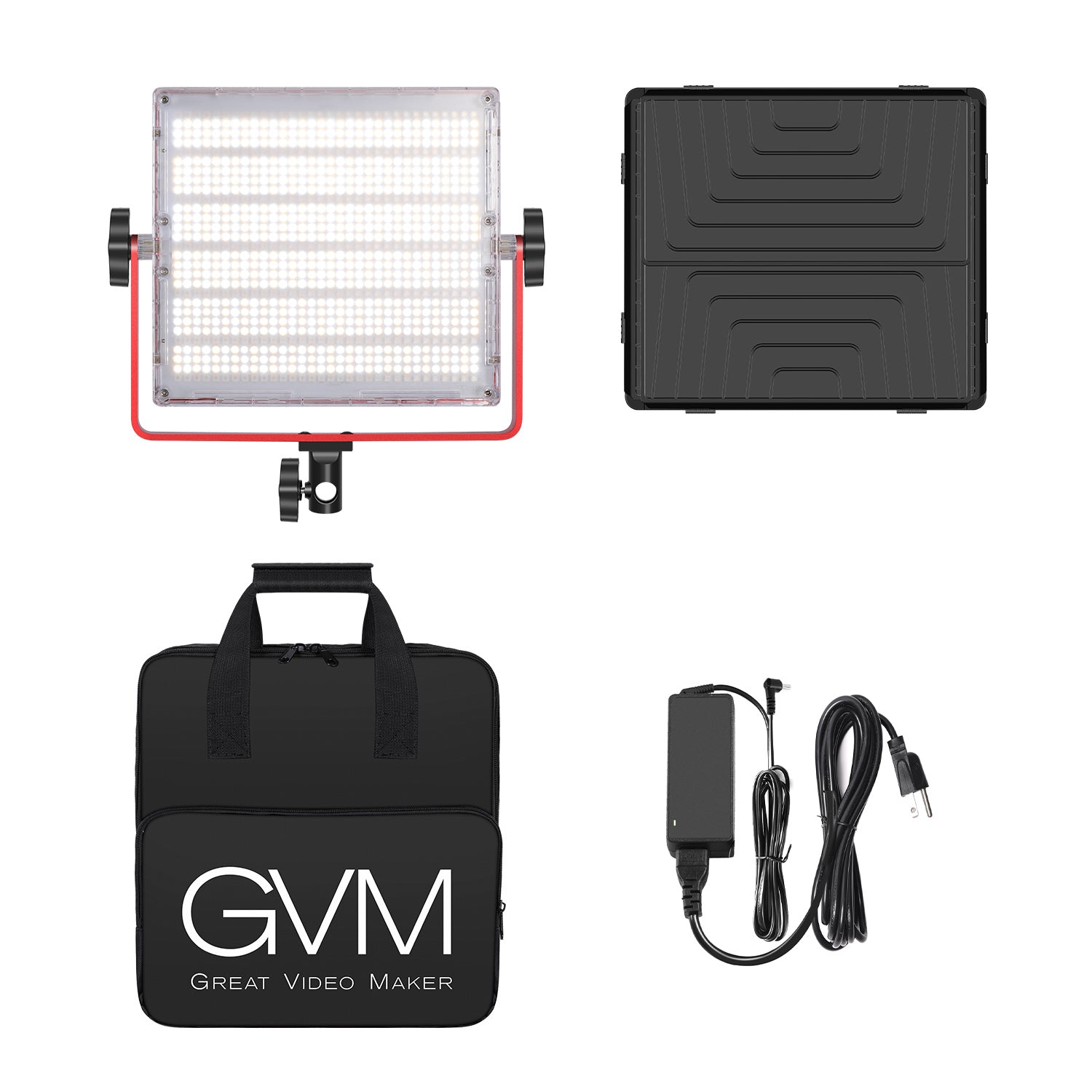 GVM RGB LED Studio Video Bi-Color Soft 1200D 3-Light Kit