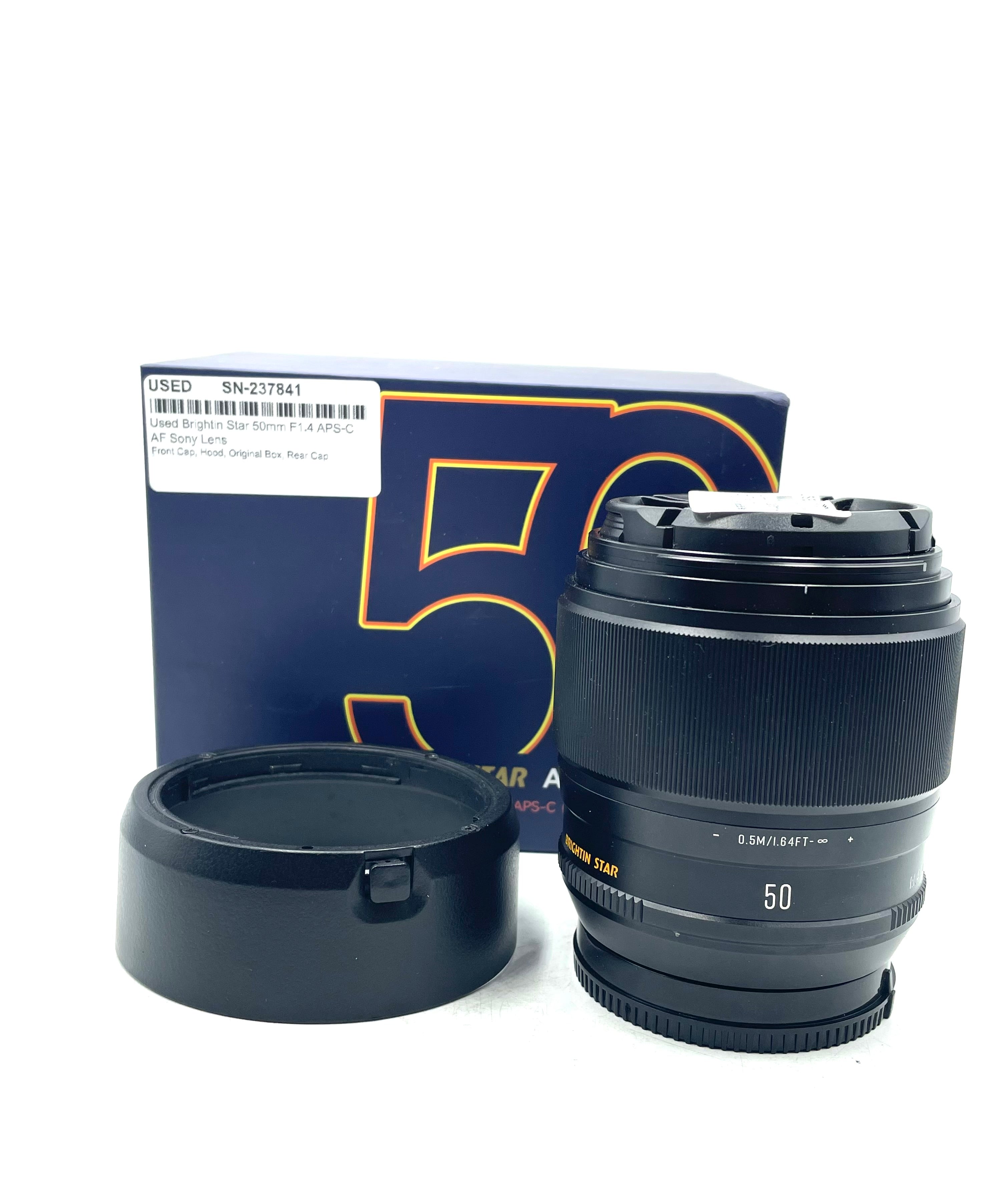 Used Brightin Star 50mm F1.4 APS-C AF Sony Lens