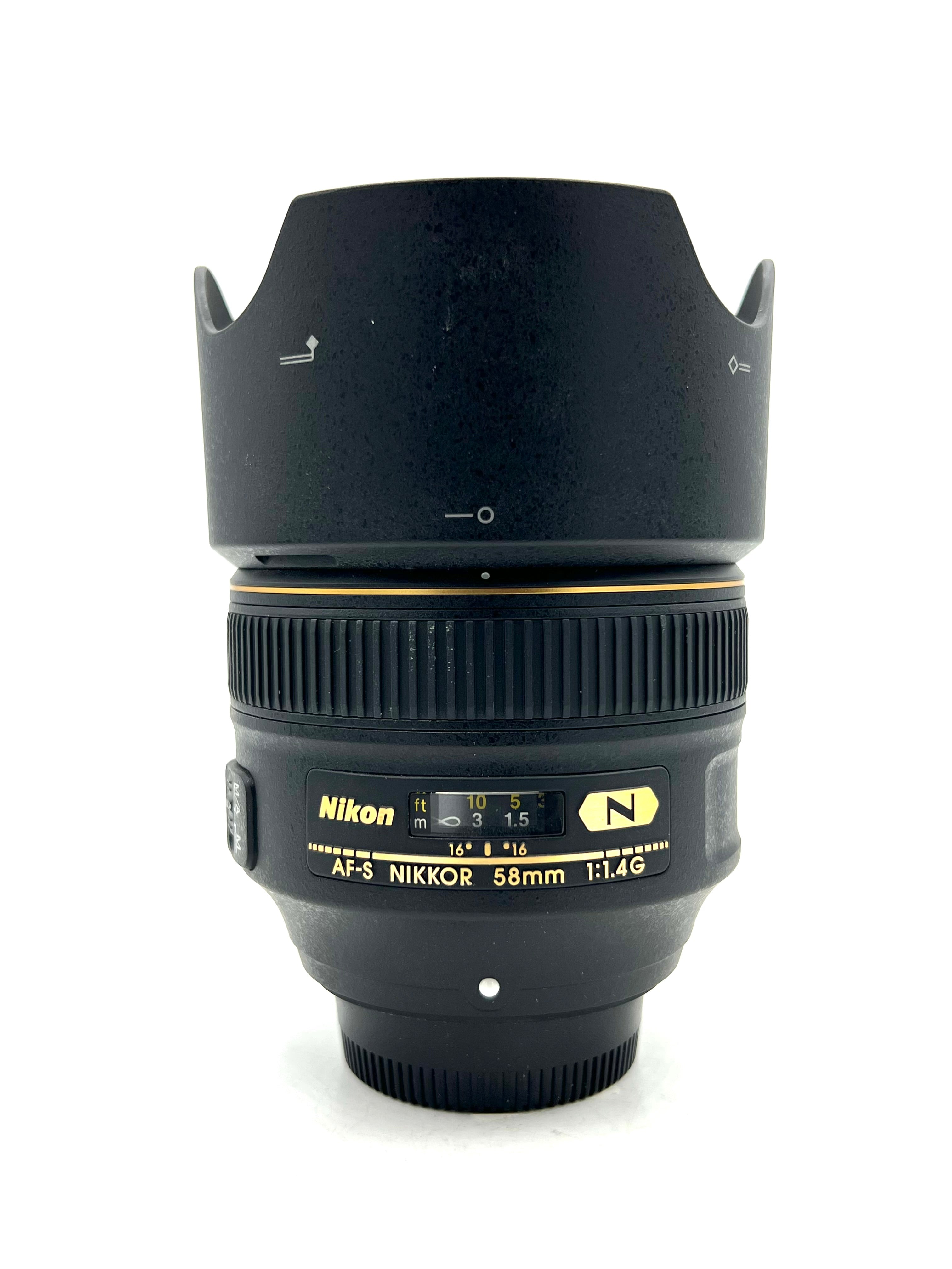 USED Nikon 58mm F1.4 G AF-S Lens