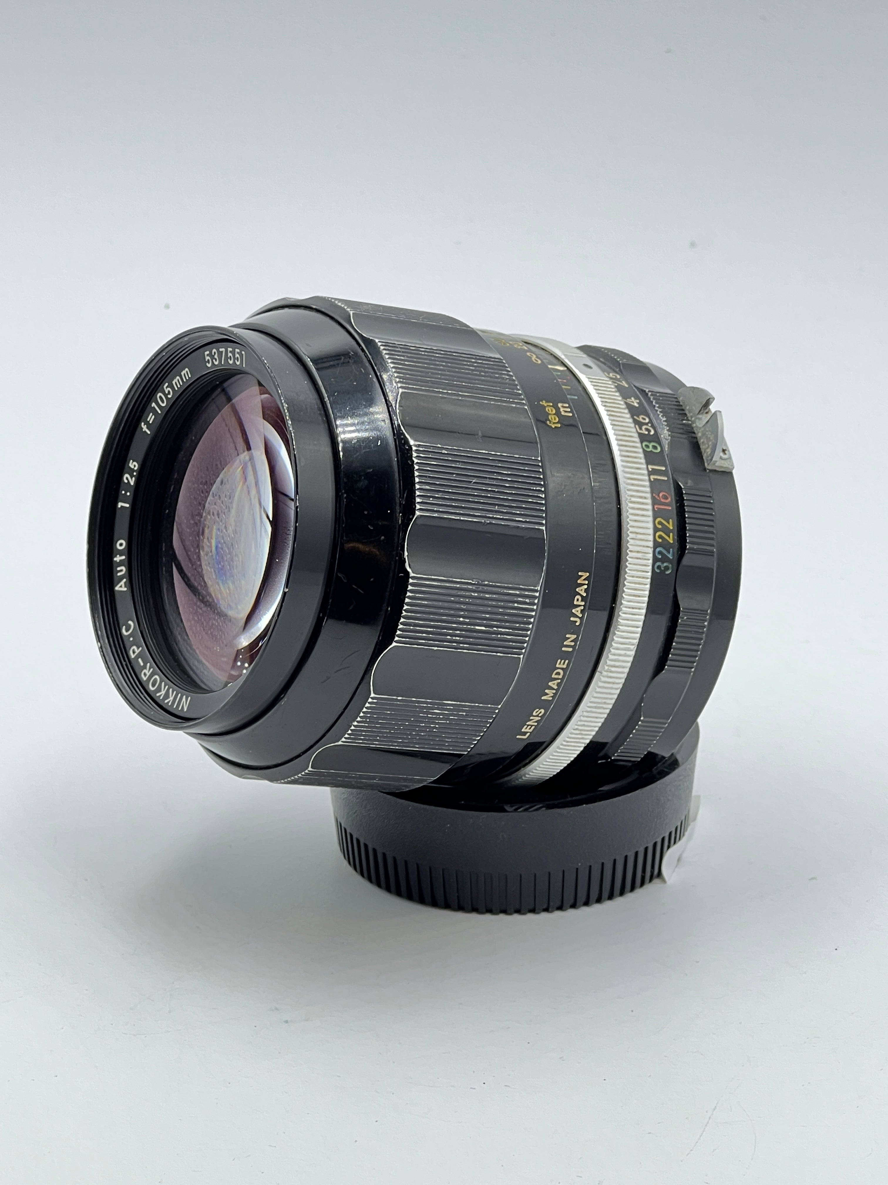 Used Nikon Nikkor-PC 105mm f2.5 Non-AI Portrait Lens