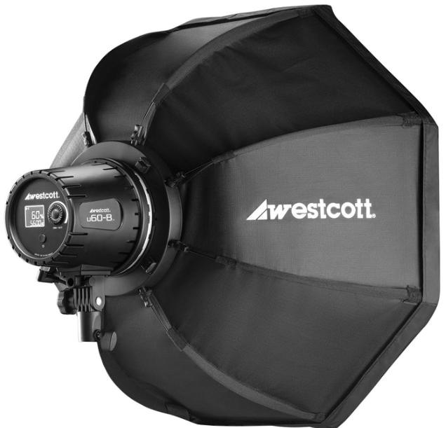 Westcott U60-B Bi-Color LED Monolight with Octabox (1-Light Kit)  (810)