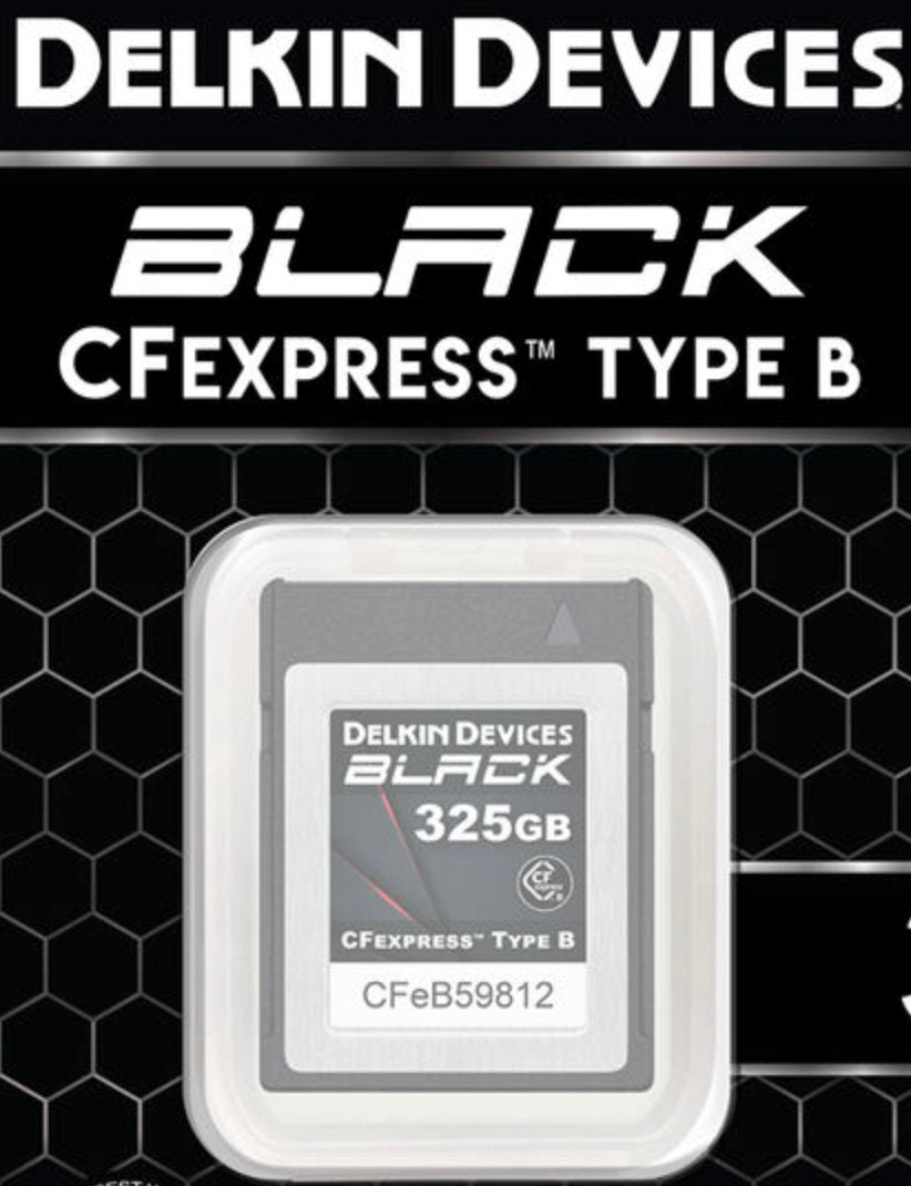 Delkin Devices 325GB BLACK CFexpress Type B Memory Card