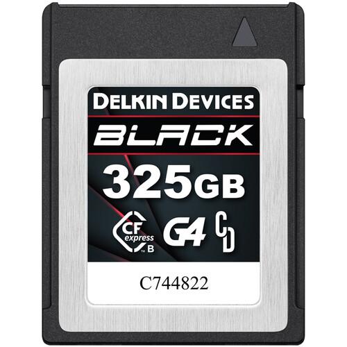 Delkin Devices 325GB BLACK G4 CFexpress Type B Memory Card