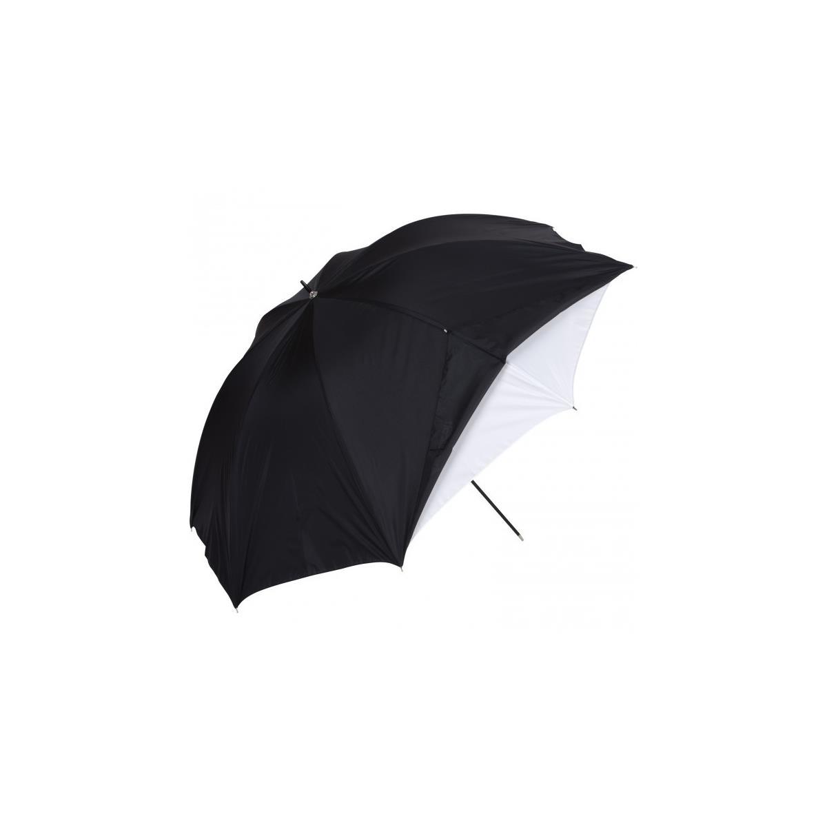 Westcott 2016 45" Umbrella (Optical   White Satin w/ Black Removable Cover)