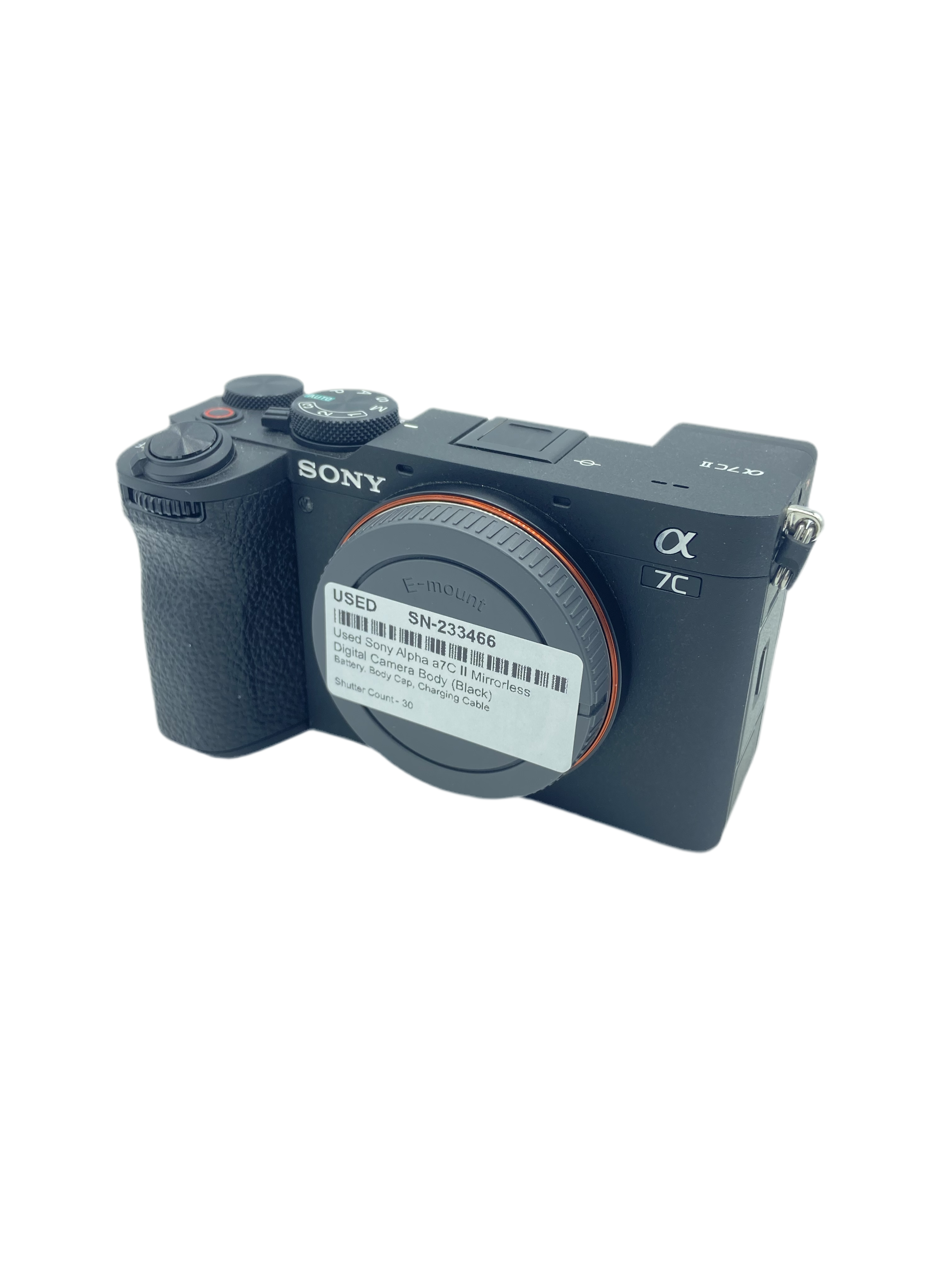 Used Sony Alpha a7C II Mirrorless Digital Camera Body (Black)