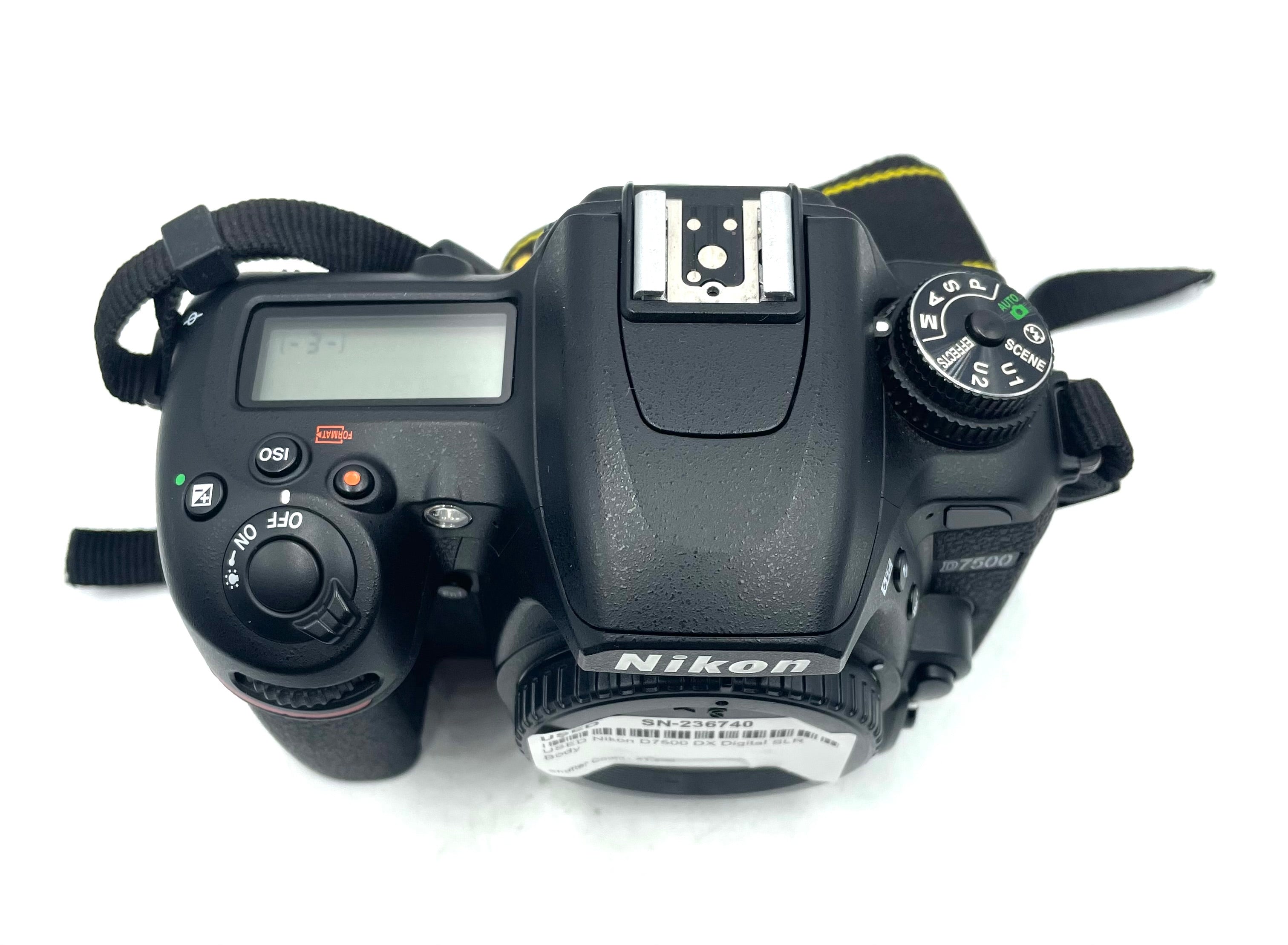 USED Nikon D7500 DX Digital SLR Body