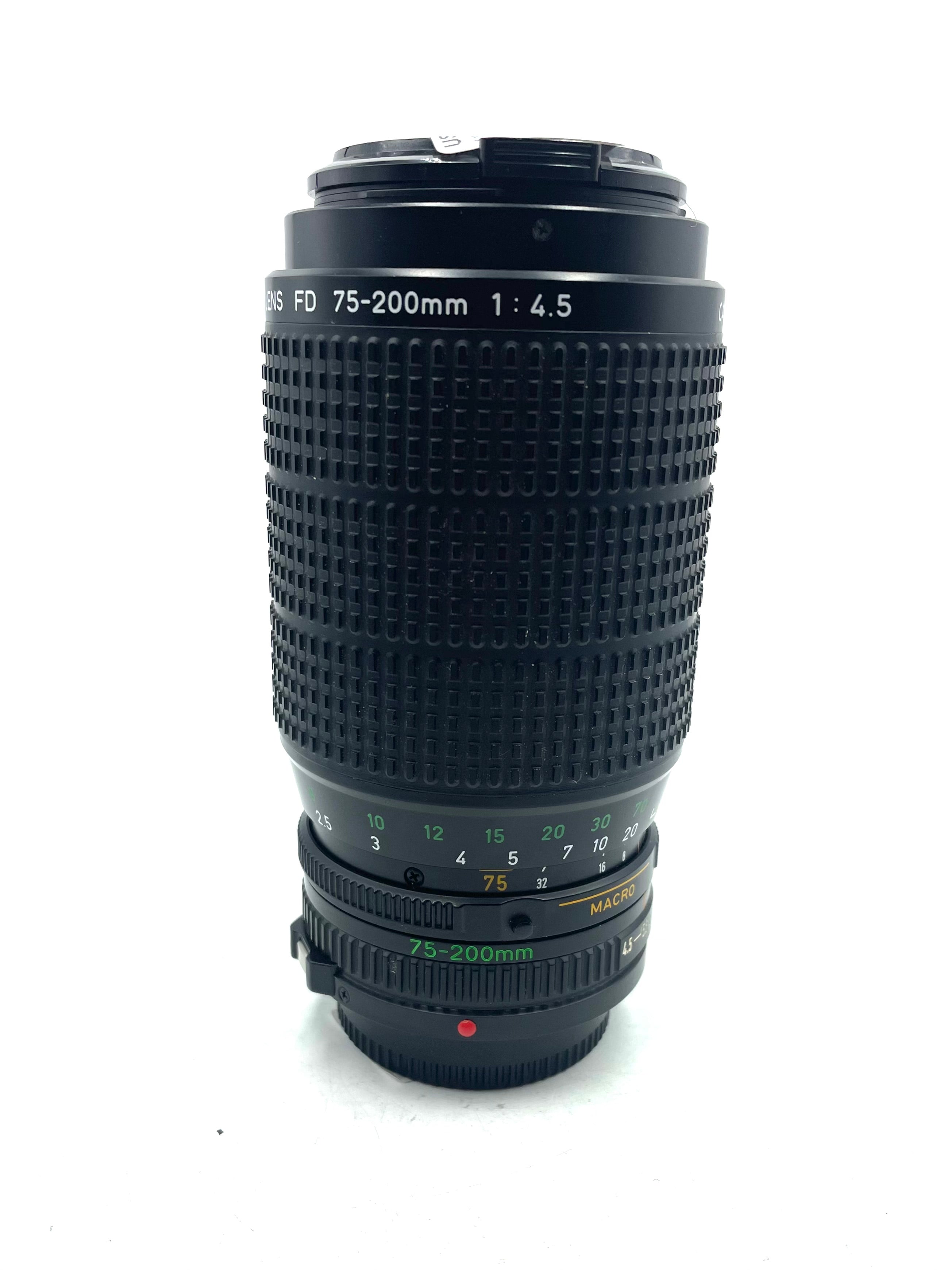 Used Canon 75-200mm F4.5 MF Zoom Lens (FD Mount)