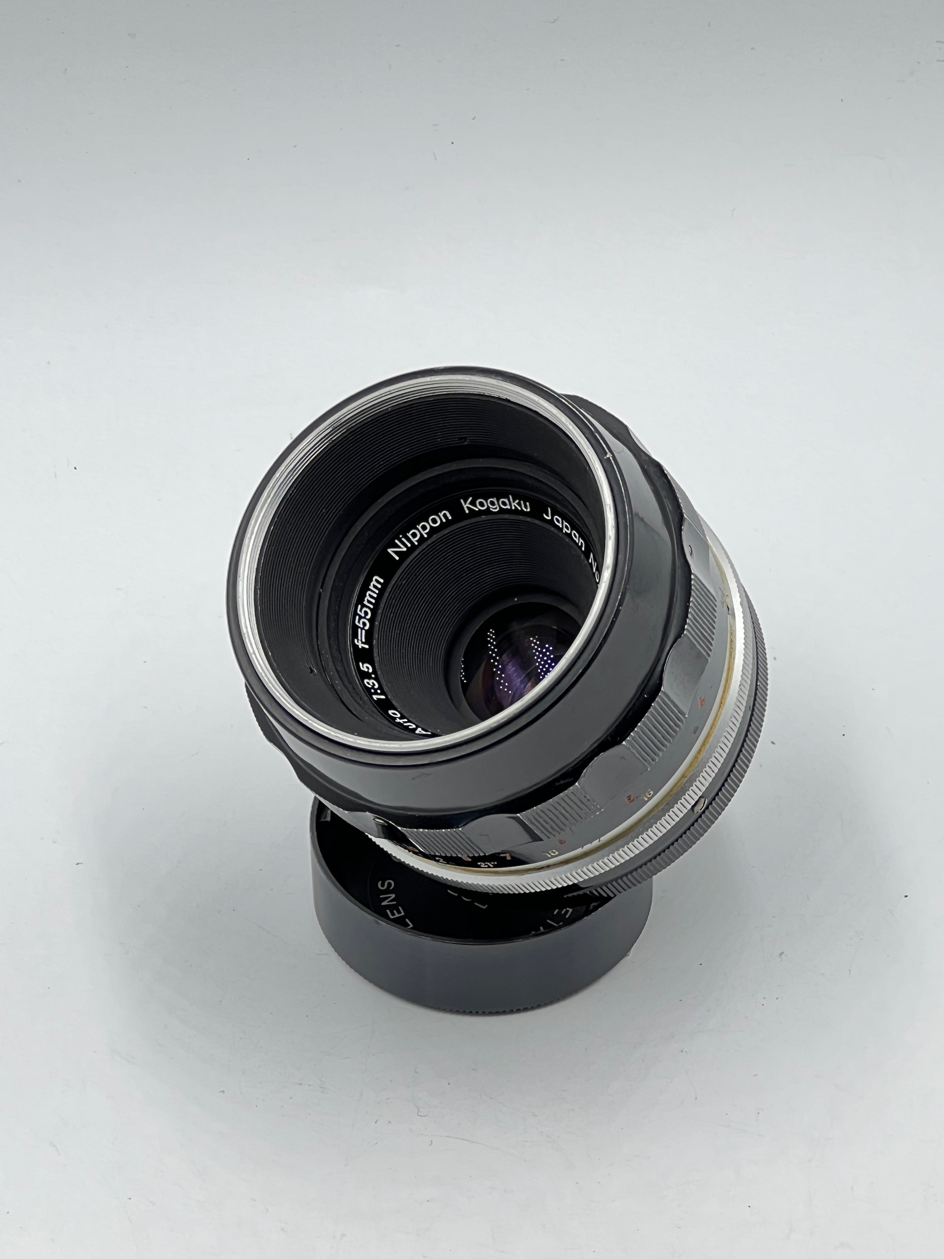 Used Nikon Micro-Nikkor 55mm f3.5 Non-AI Lens