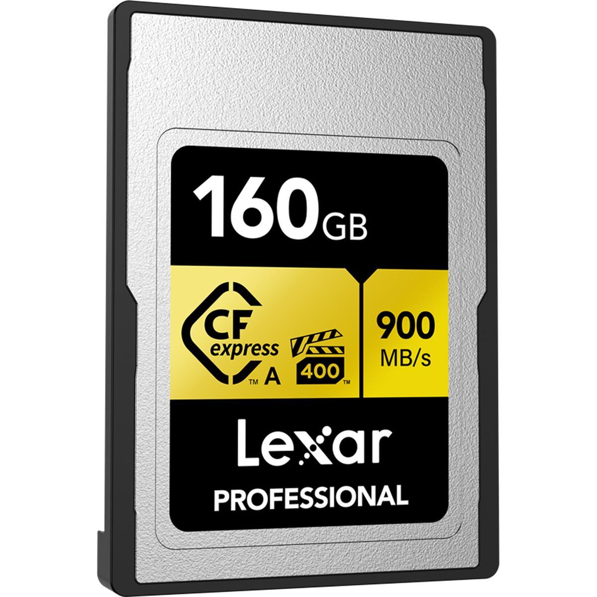 Lexar 160GB Professional CFexpress Type A Card GOLD Series