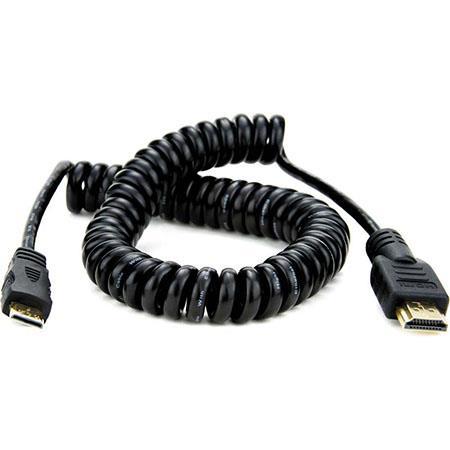 Atomos Coiled Mini-HDMI to HDMI Cable (19.7 to 25.6")