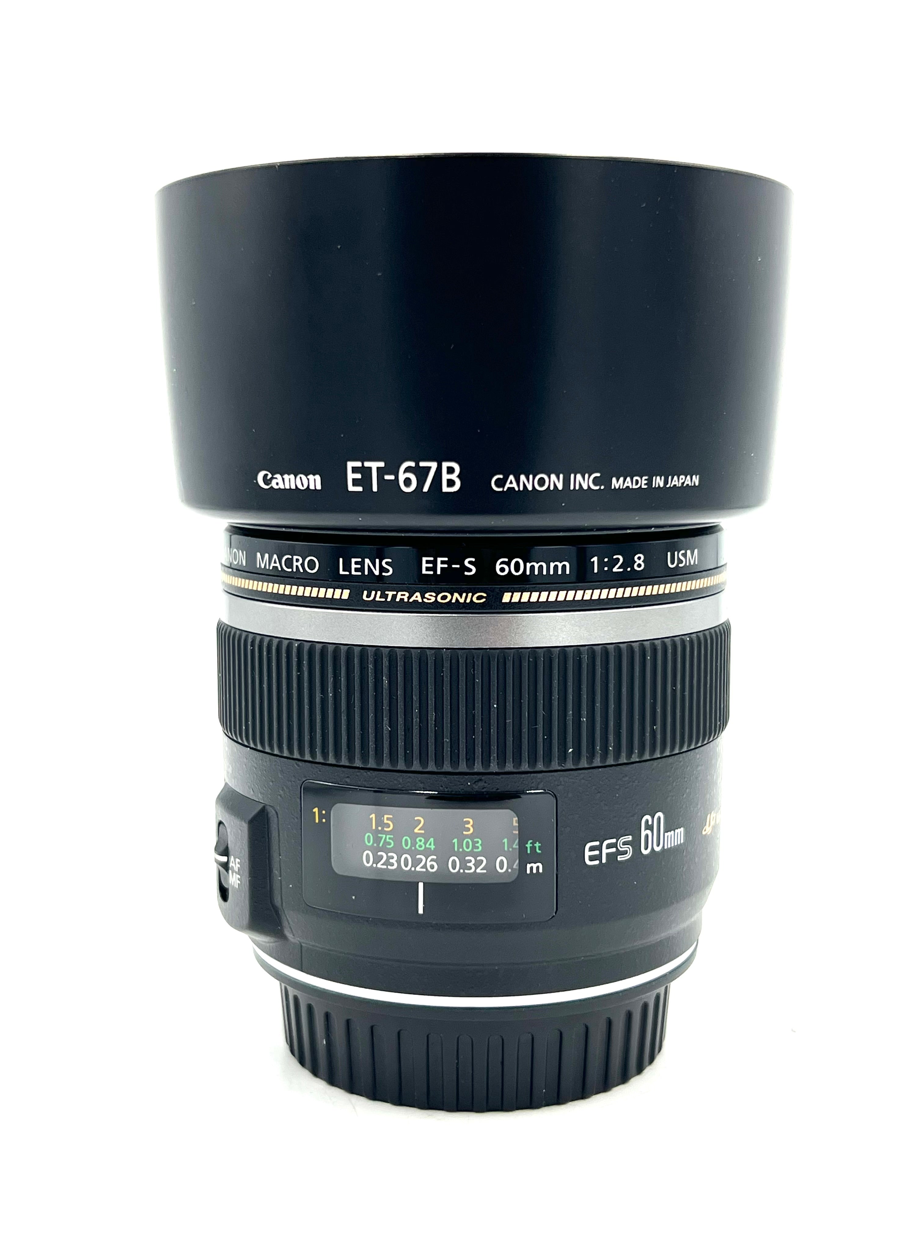 USED Canon 60mm F2.8 EF-S Macro Lens