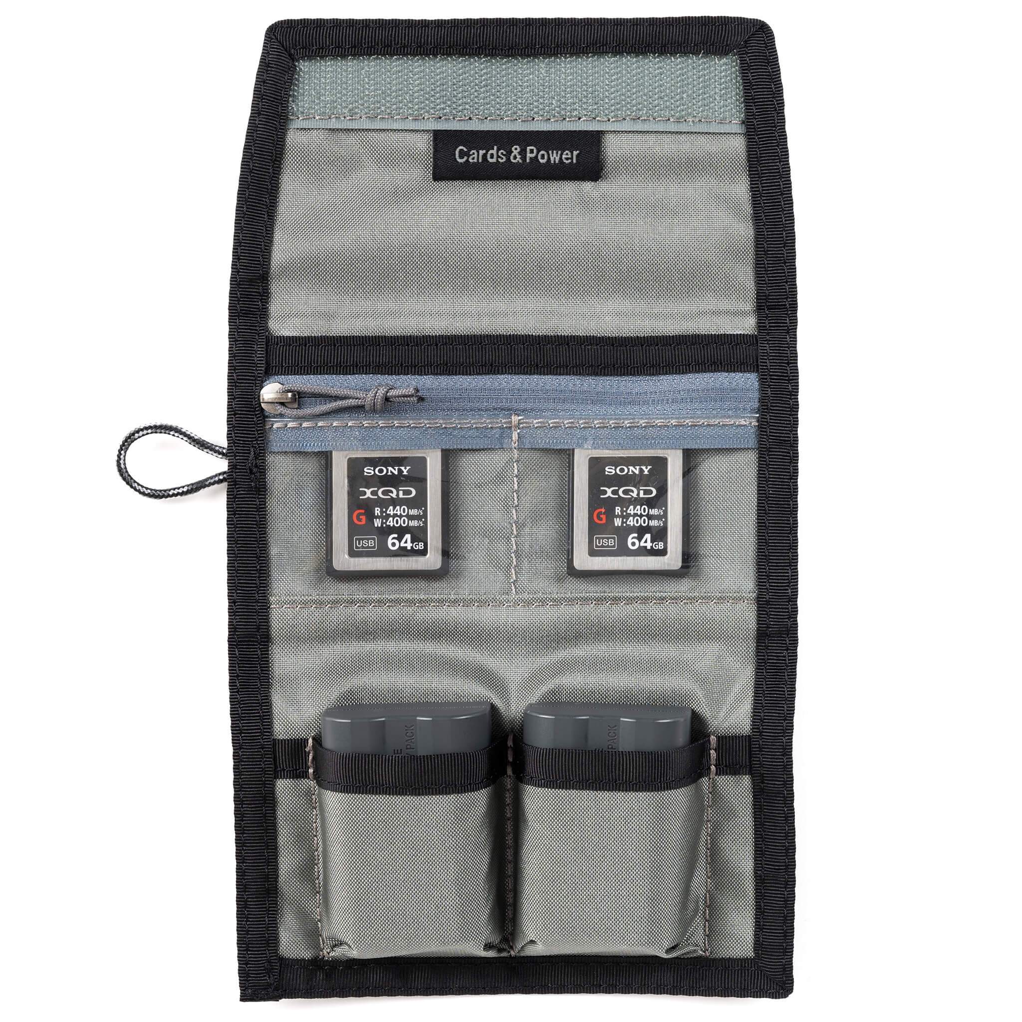 Think Tank Photo Memory Card and Battery Wallet (Black Slate)