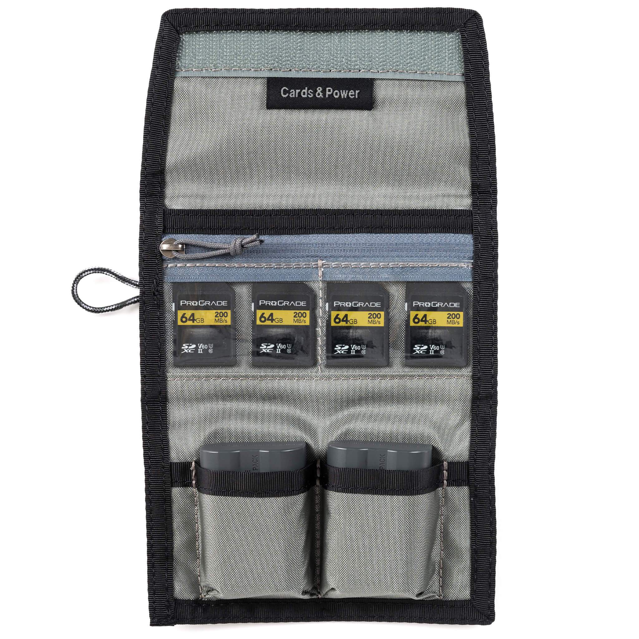 Think Tank Photo Memory Card and Battery Wallet (Black Slate)