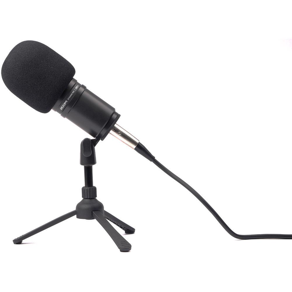 Zoom ZDM-1 Podcast Mic Pack with Headphones, Windscreen, XLR, and Tabletop Stand