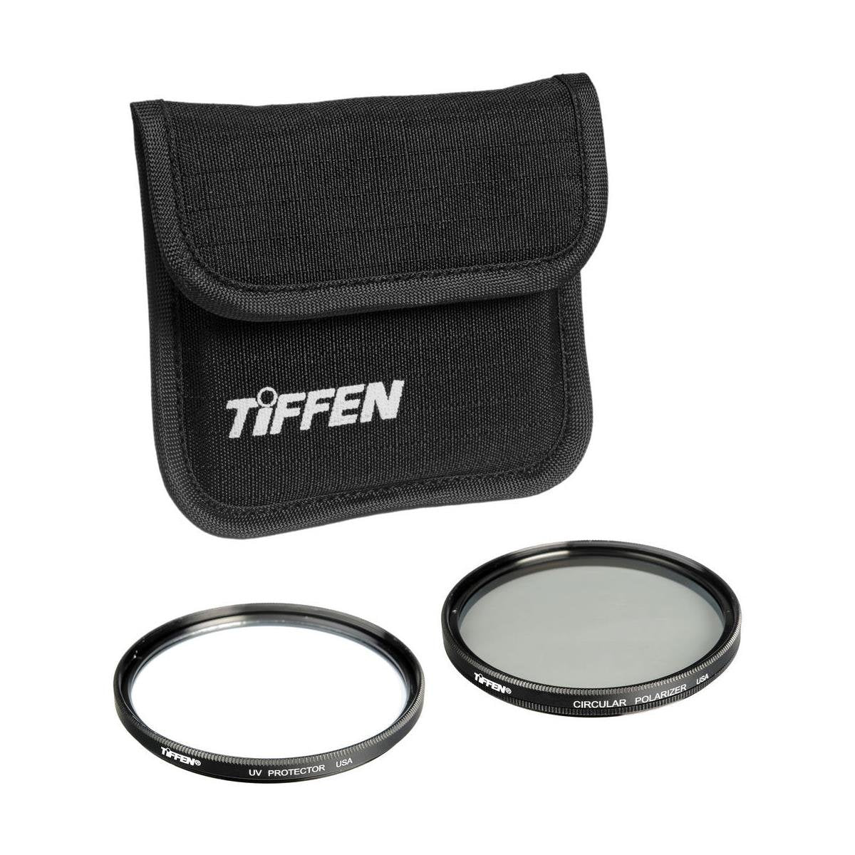 Tiffen 82mm Photo Twin Pack (UV and Circular Polarizing Filter)