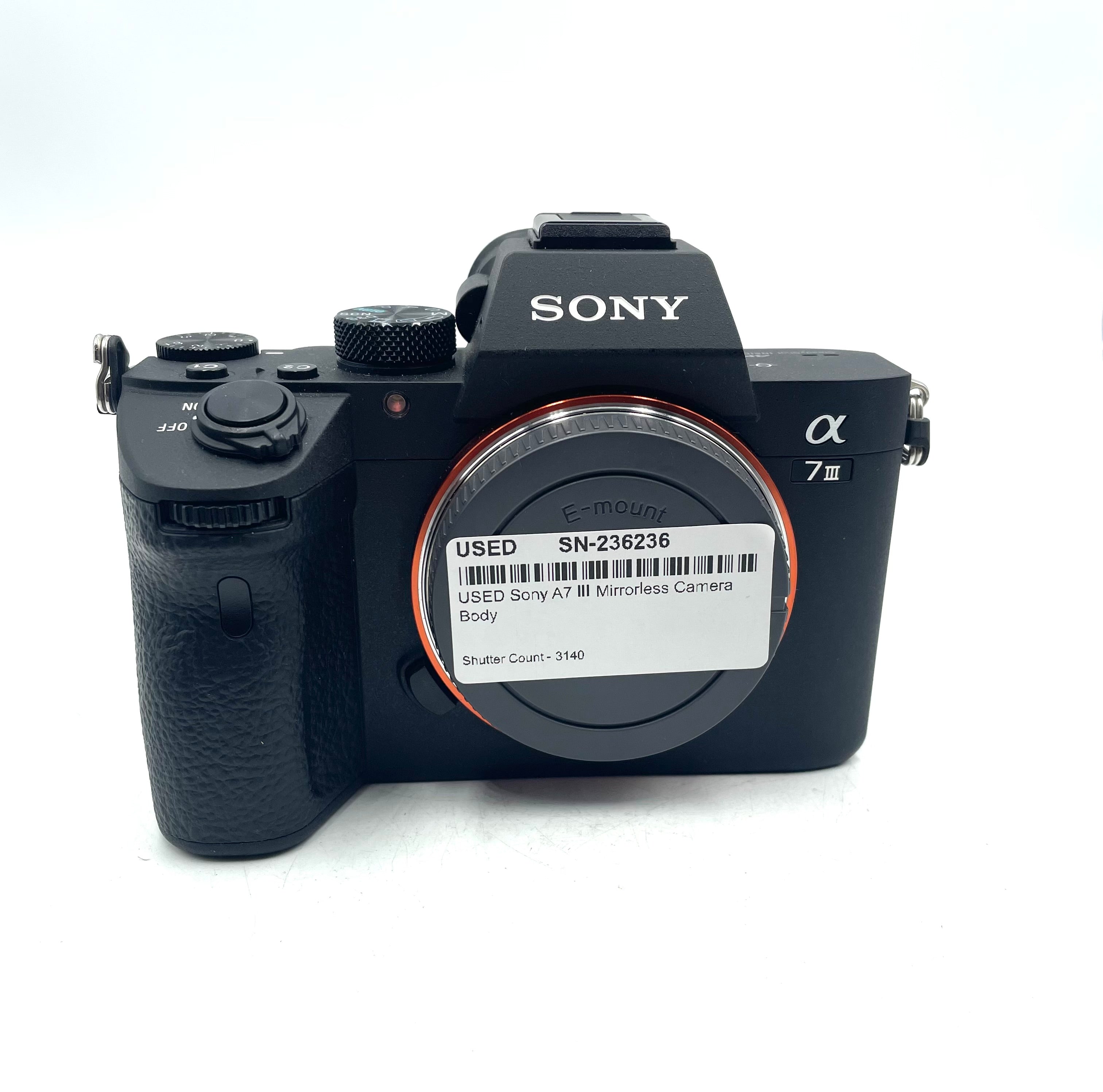 USED Sony A7 III Mirrorless Camera Body