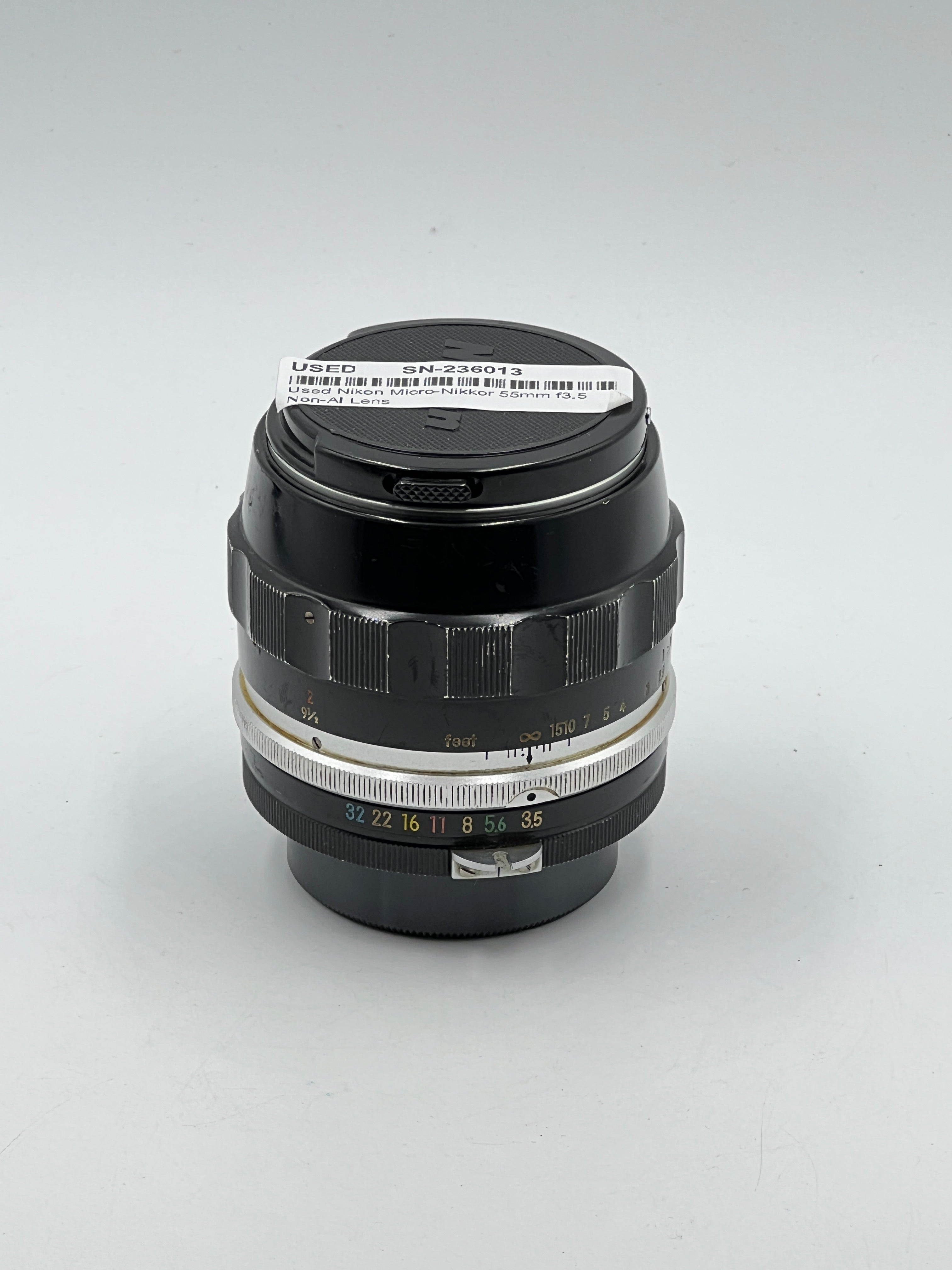 Used Nikon Micro-Nikkor 55mm f3.5 Non-AI Lens