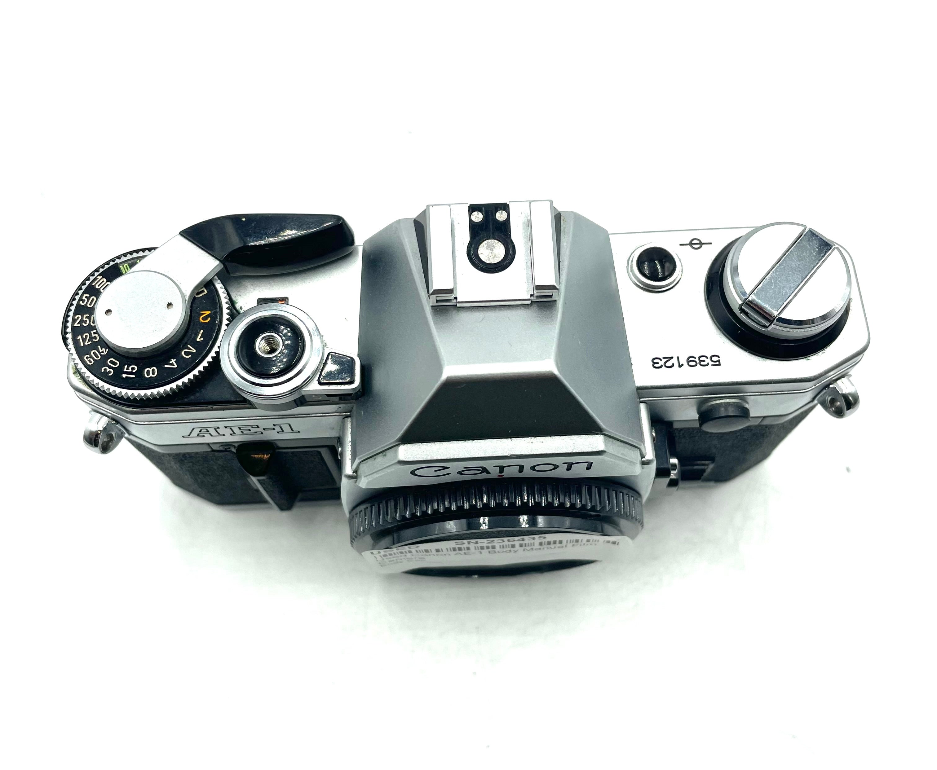 Used Canon AE-1 Body Manual Film Camera