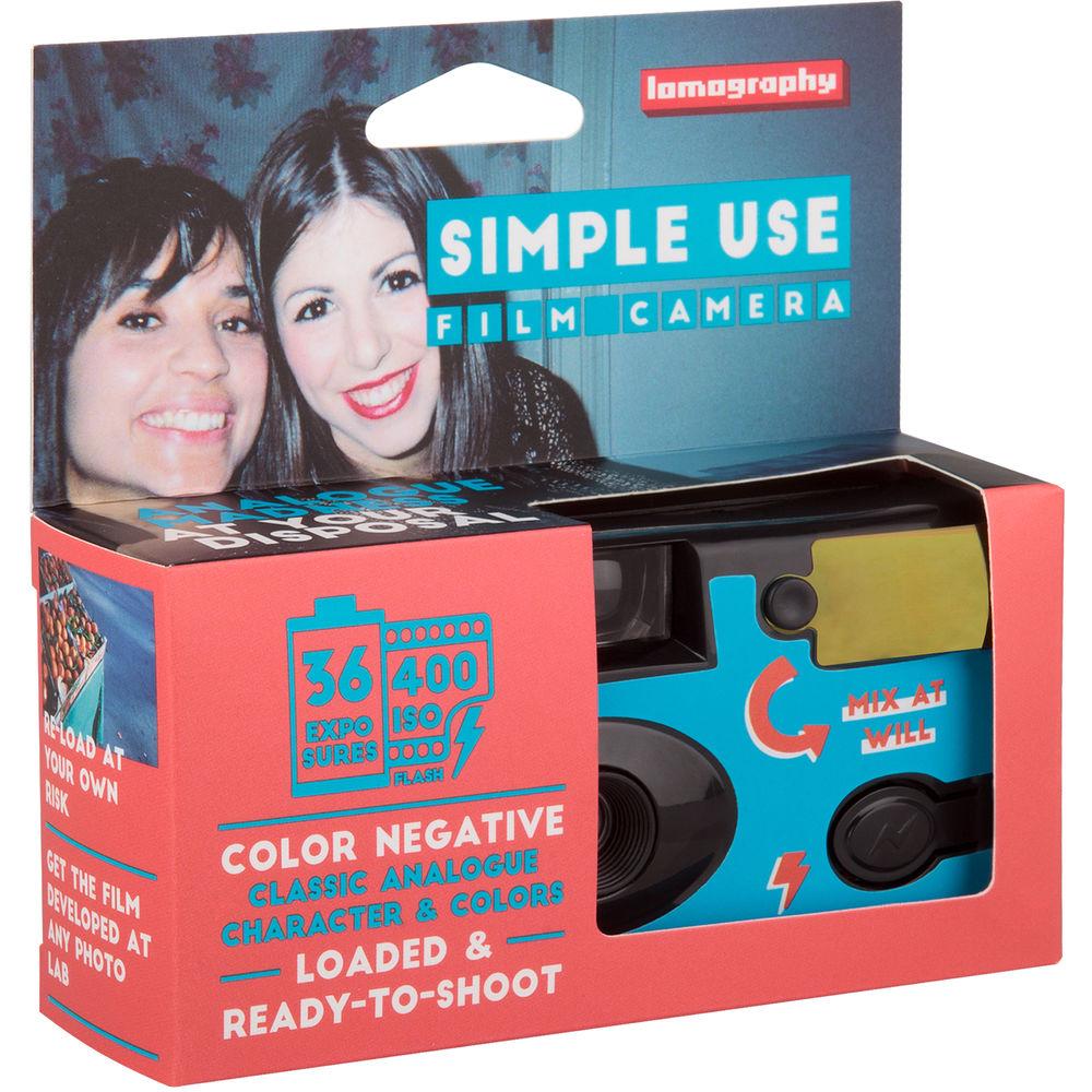 Lomography Simple Use Reloadable Film Camera Color Negative